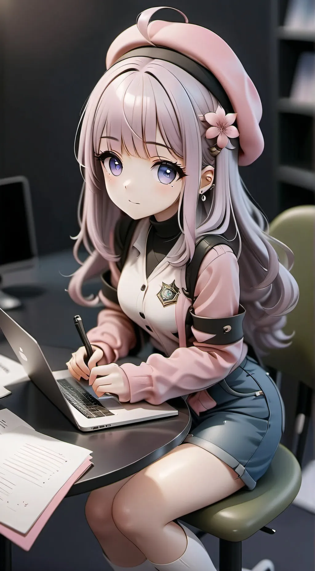 ai character: Gem background