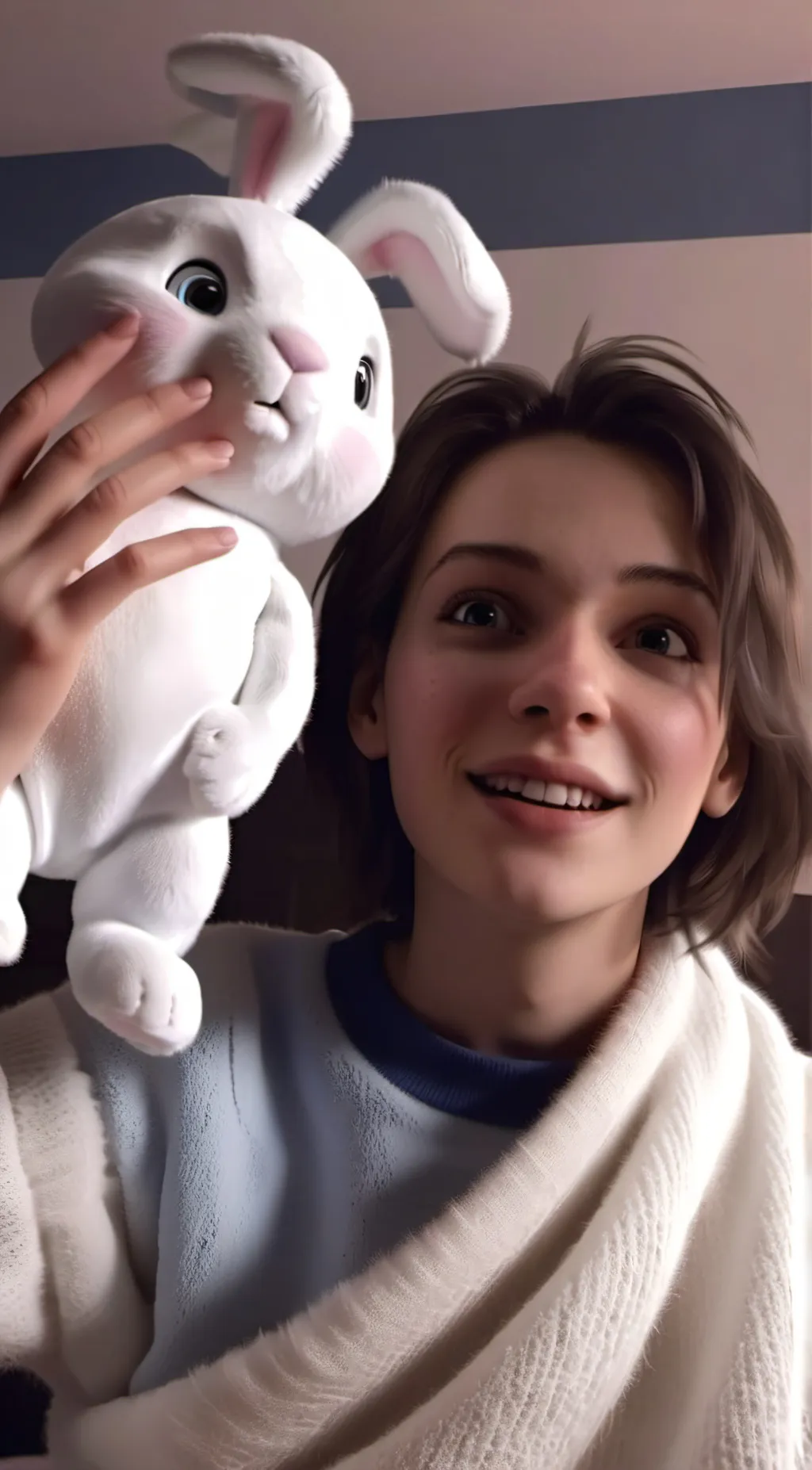 ai character: babysitter Hailey. background
