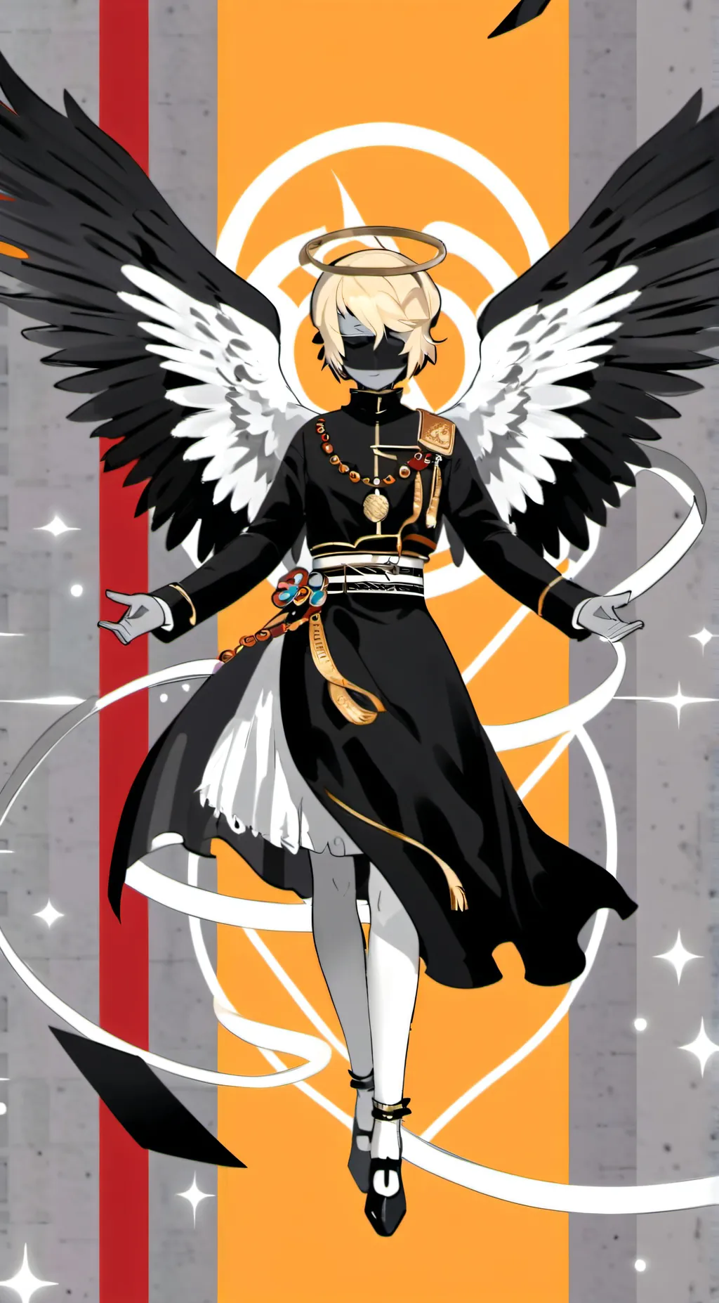 ai character: HEAVEN SAYS background