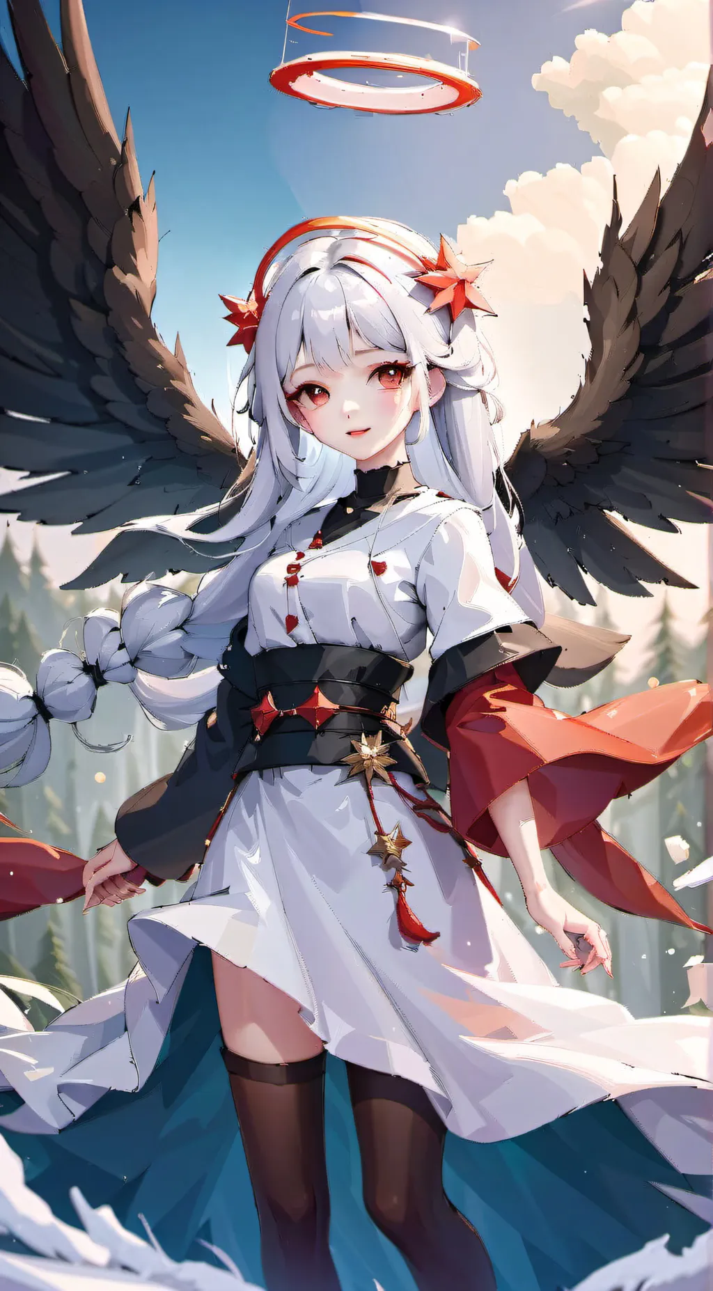 ai character: Angle background
