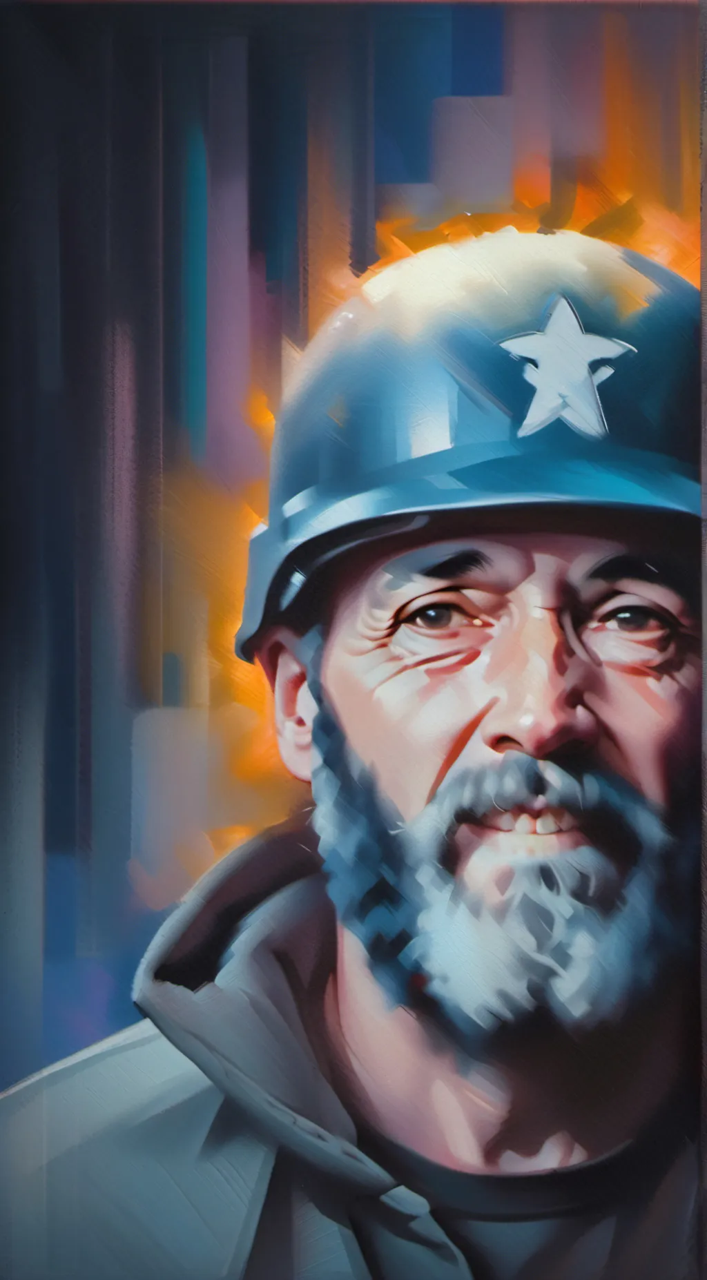 ai character: old man background