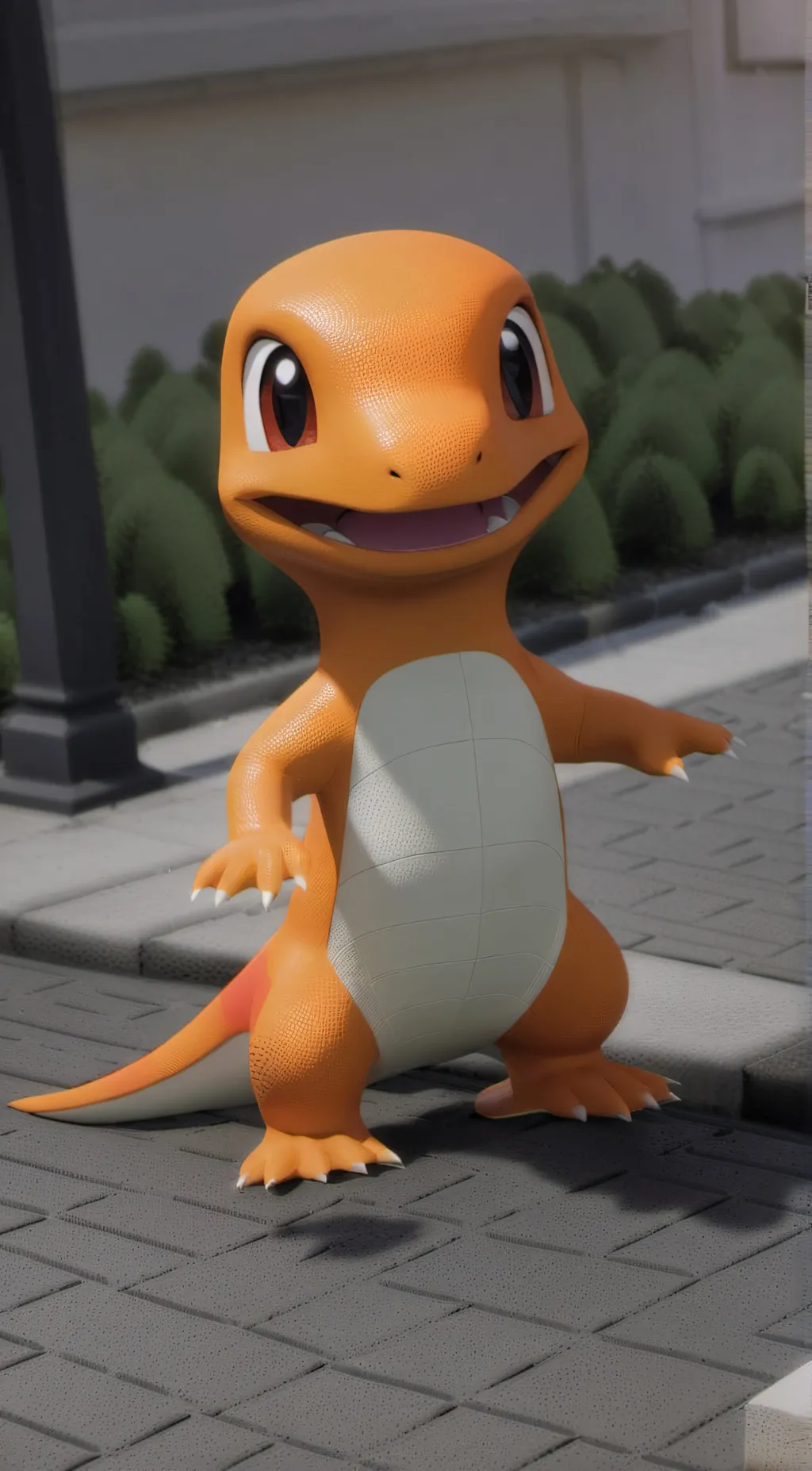 ai character: Charmander background