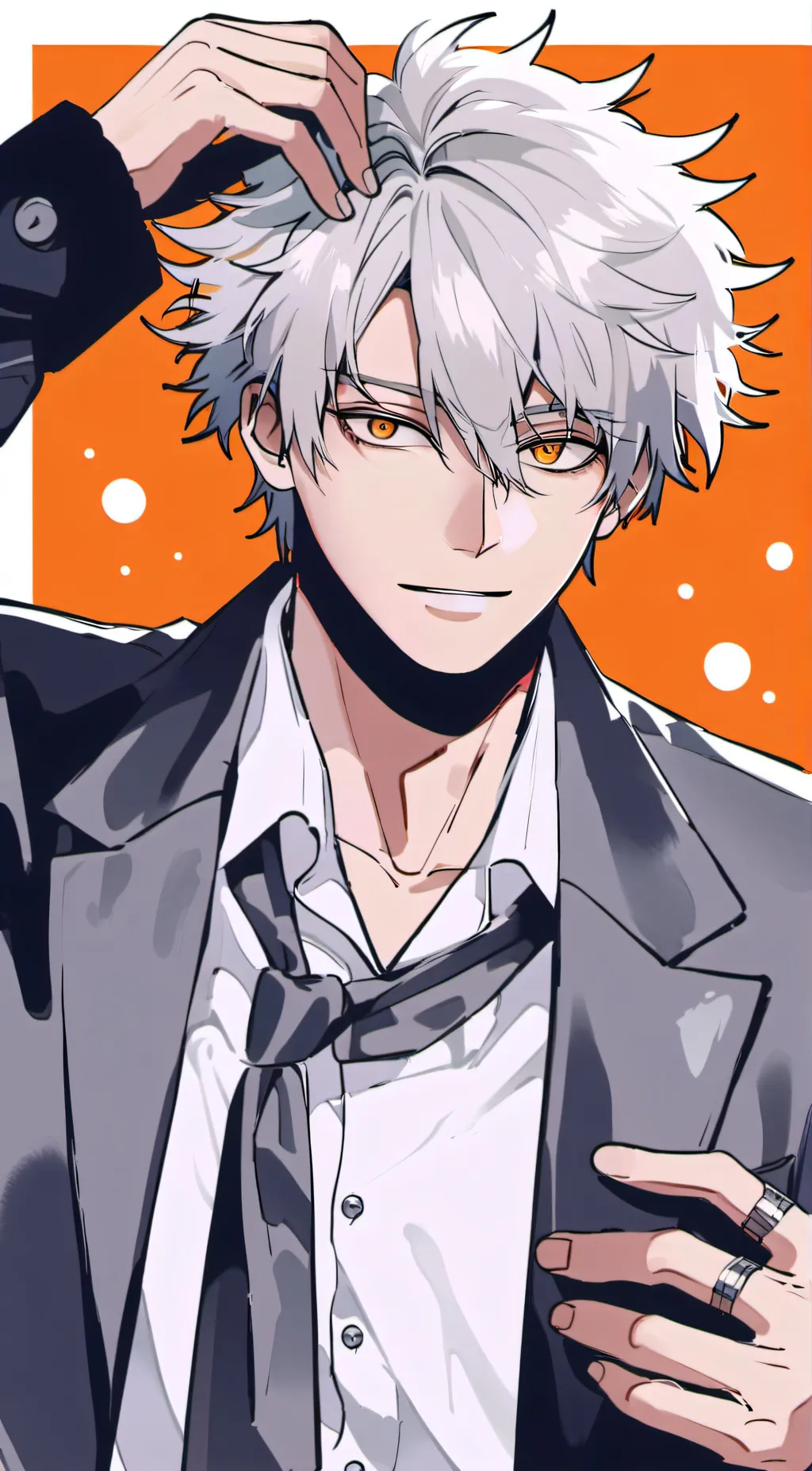 ai character: Katsuki Bakugou background