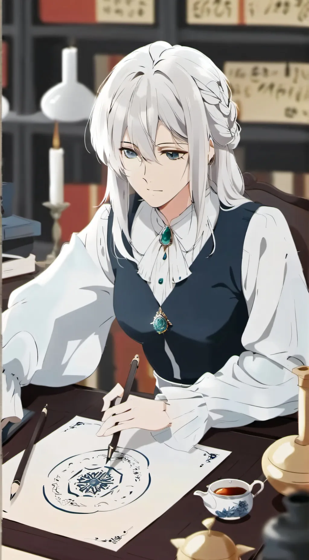 ai character: Honey background