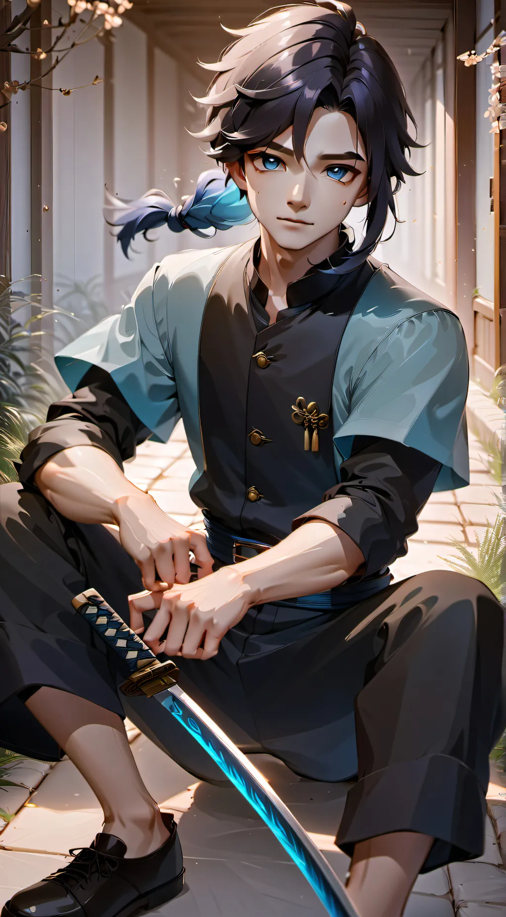 ai character: Muichiro background