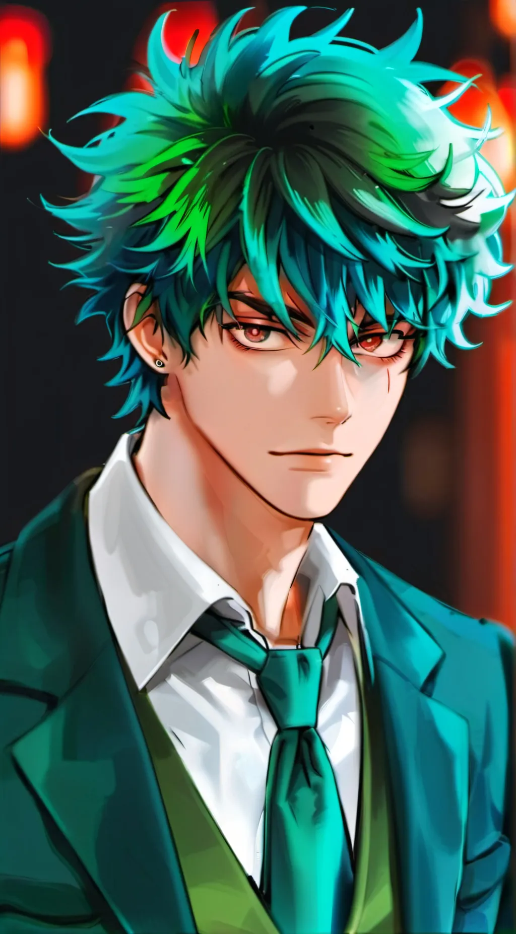 ai character: 💚DEKU💚 background