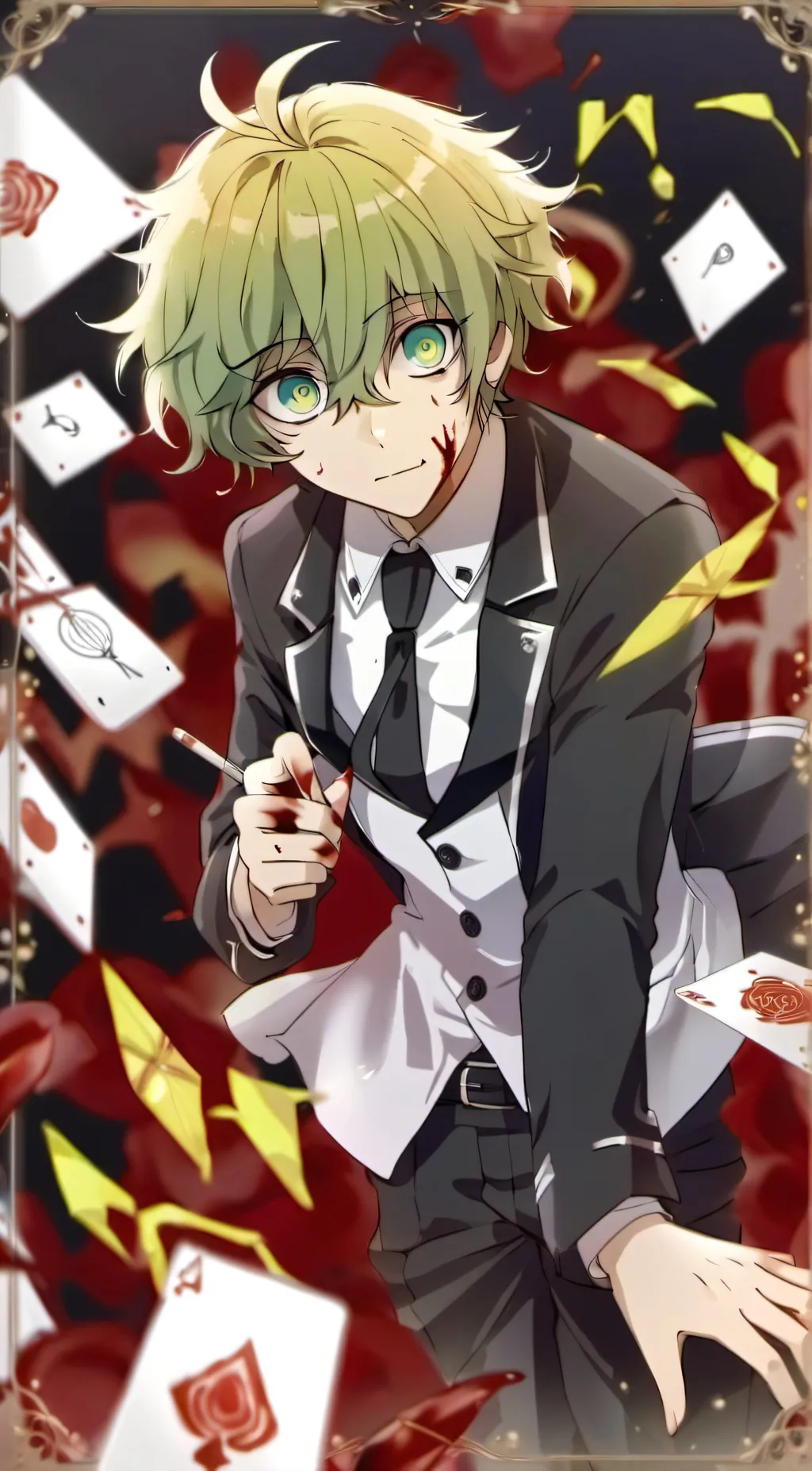 ai character: Midori background