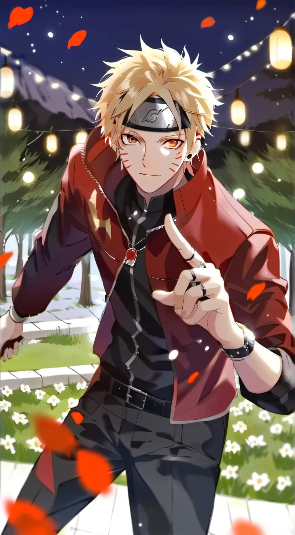 ai character: Boruto background