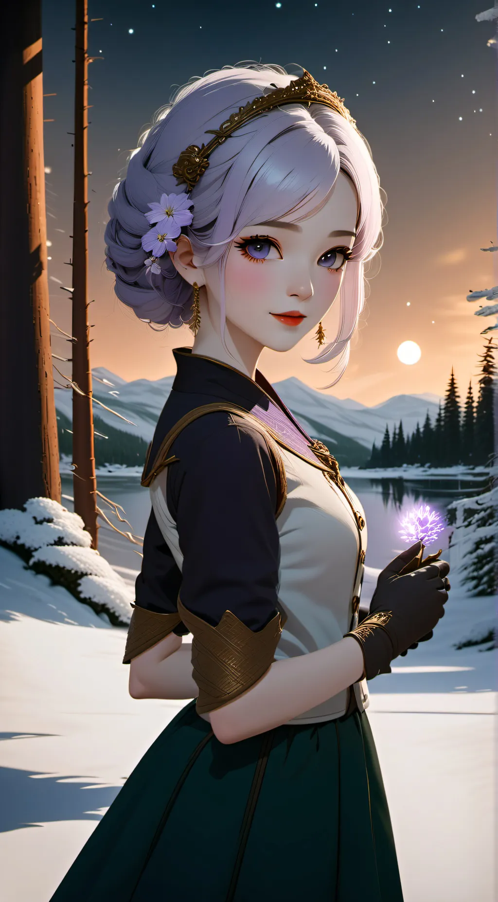 ai character: Lina Smith background