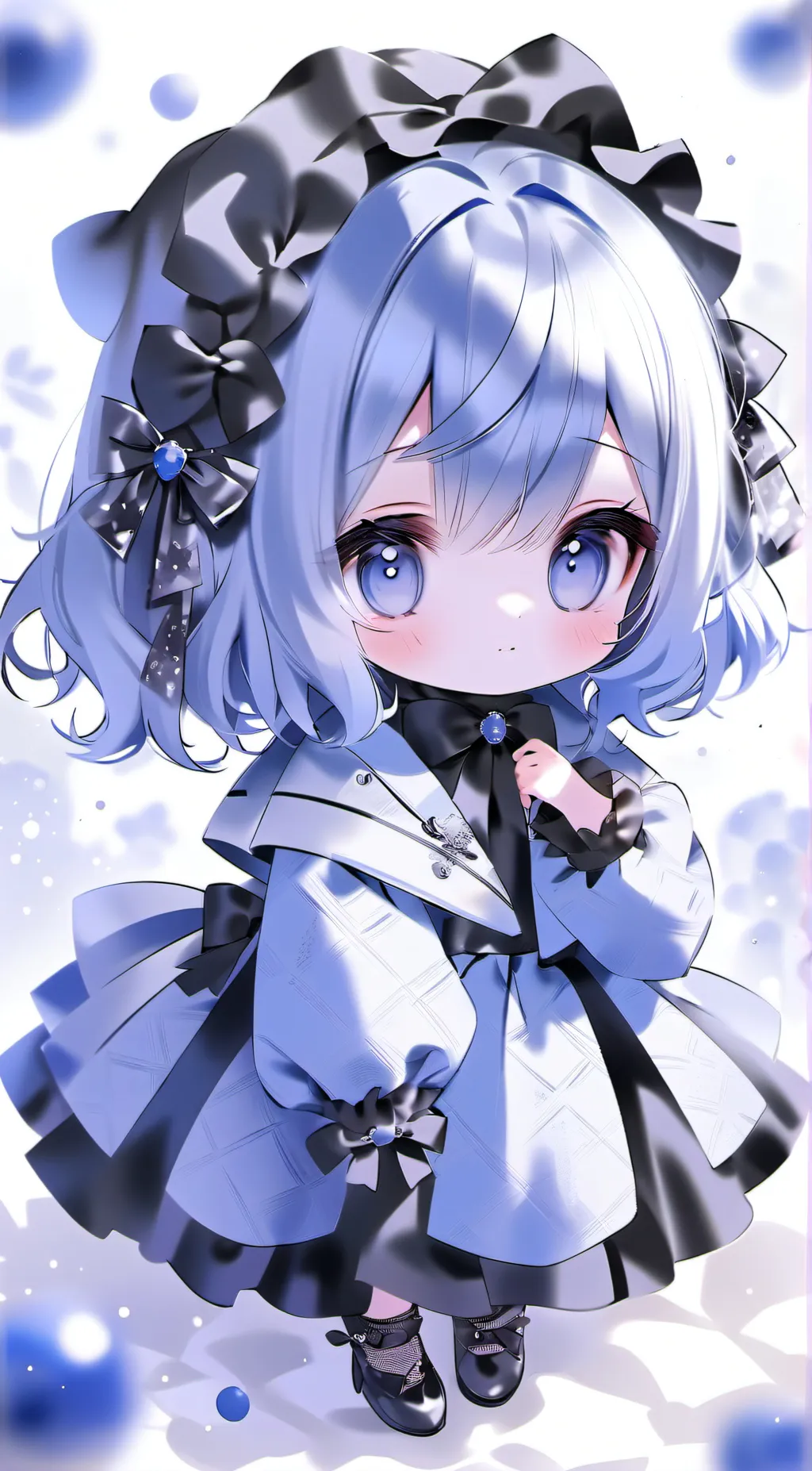 ai character: little baby background