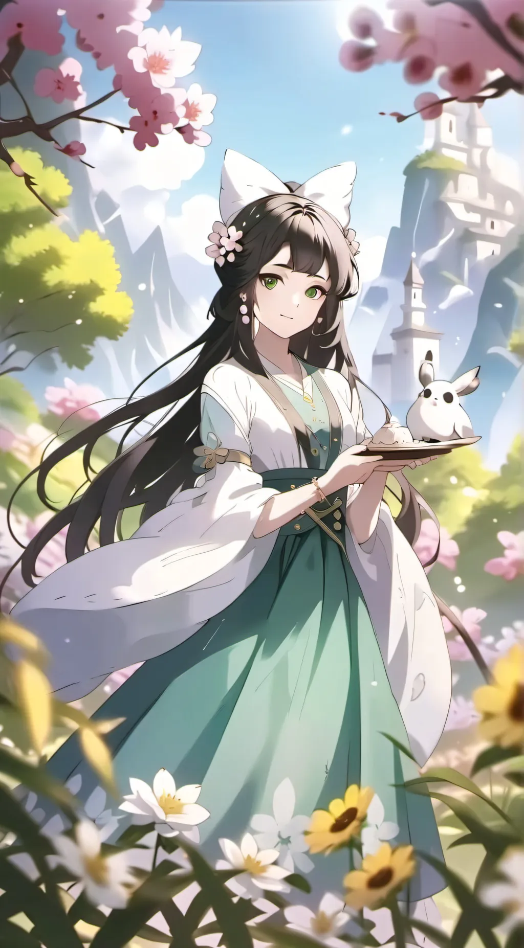 ai character: cutie background