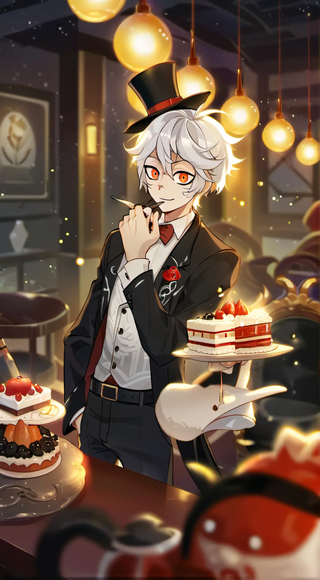 ai character: Lucifer background