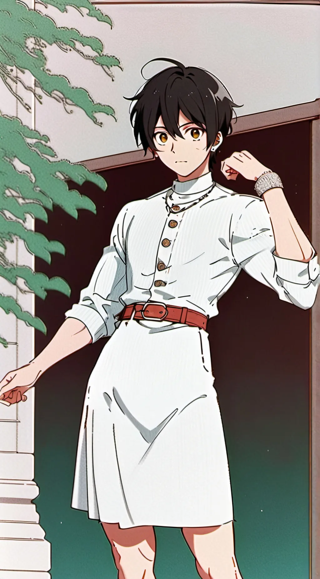ai character: boy background