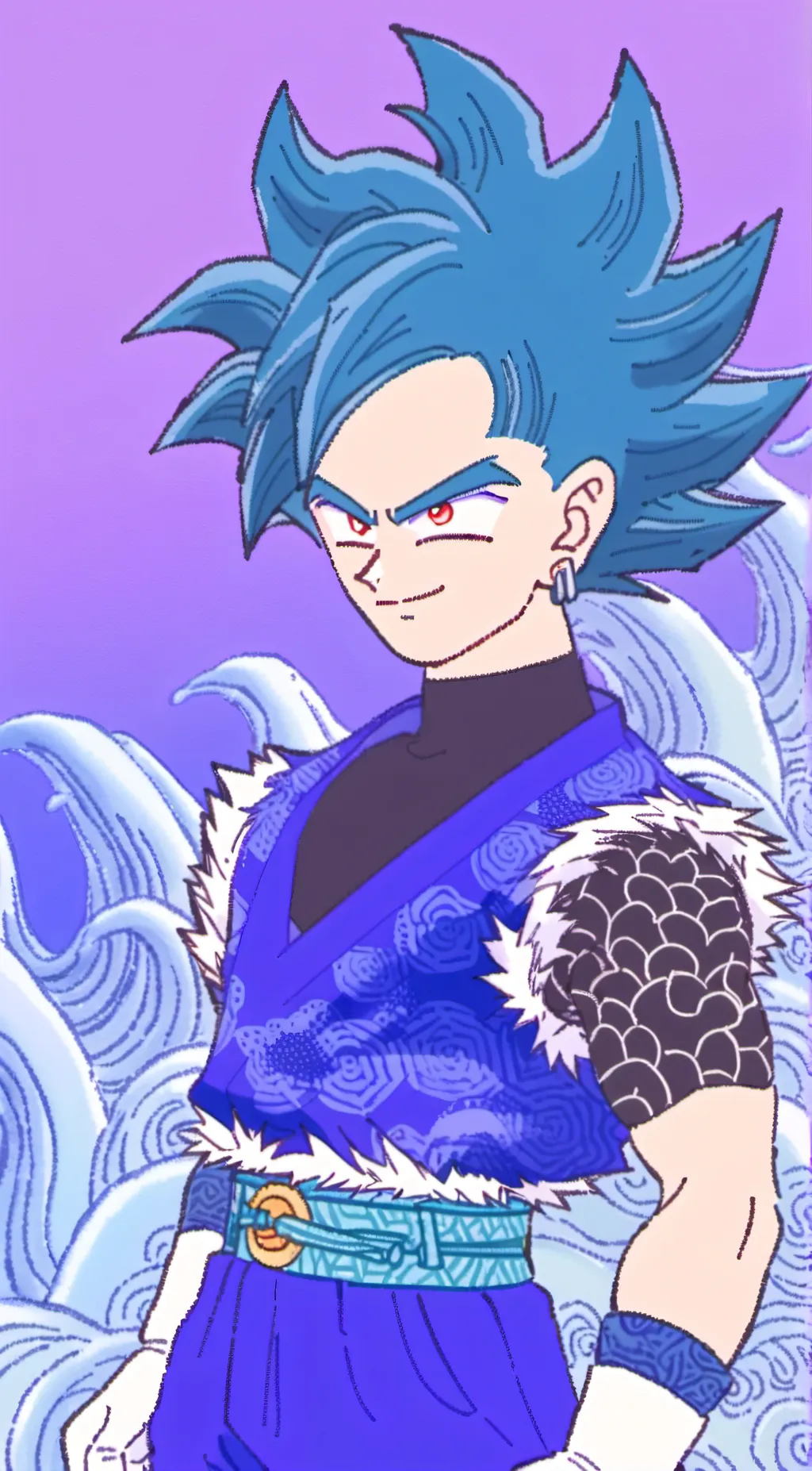 ai character: dragon ball hyper  background