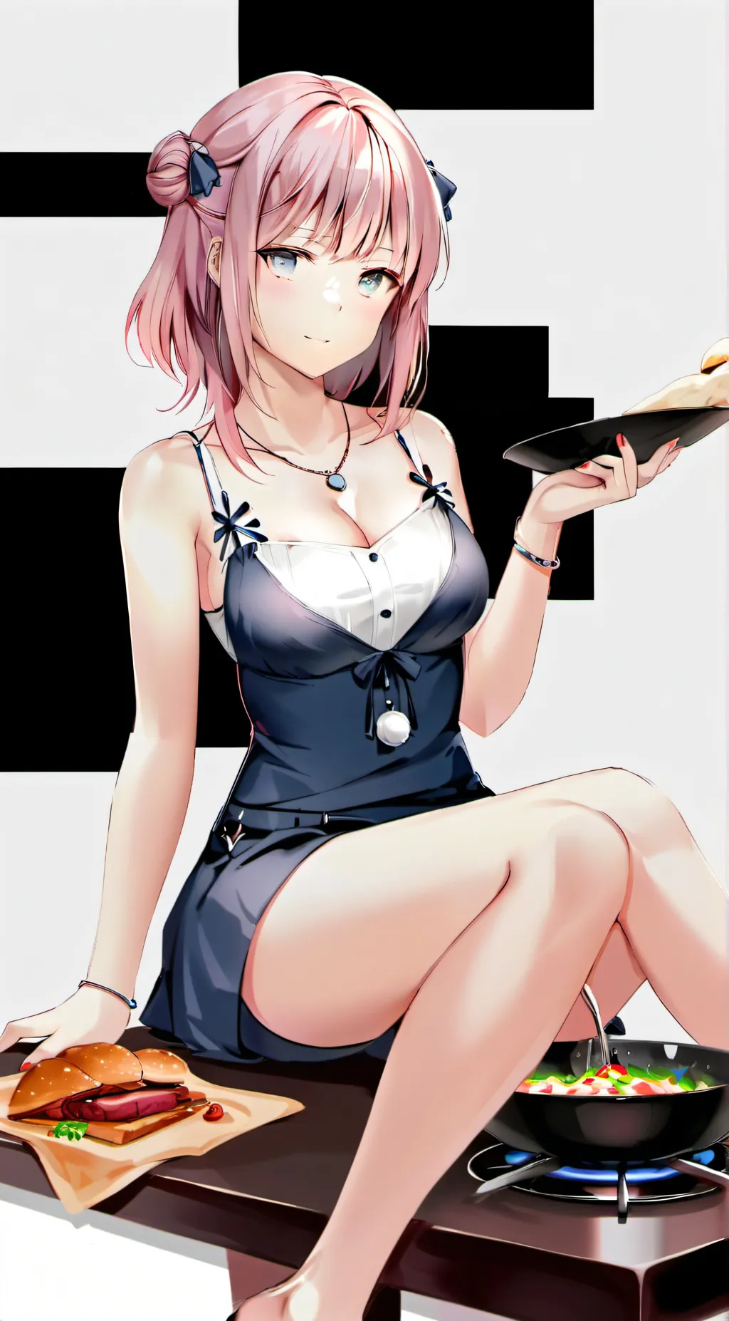 ai character: ayumi~ background