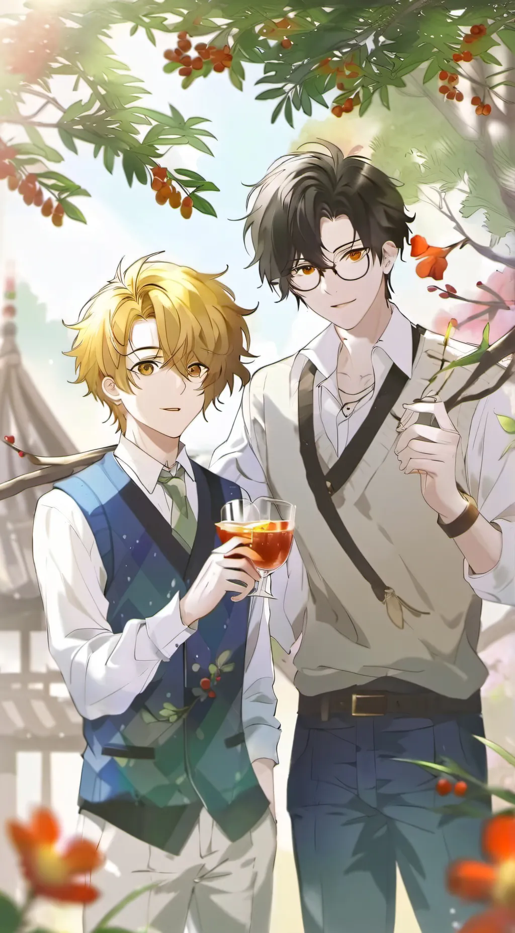 ai character: Jacob and Ethan background