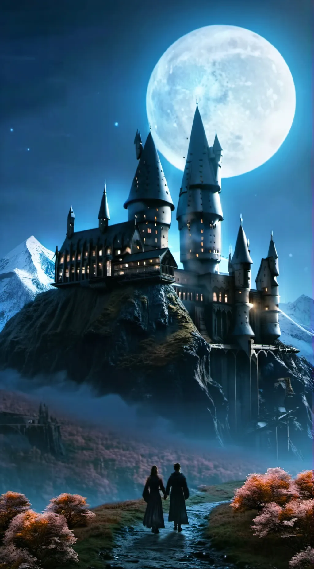 ai character: Hogwarts background