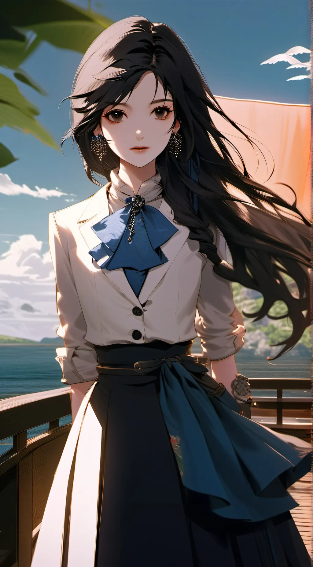 ai character: Kristina  background