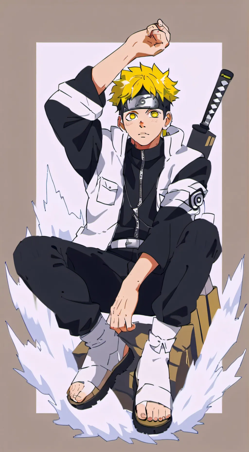 ai character: boruto background