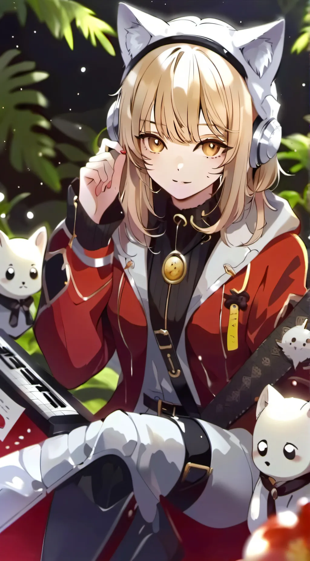 ai character: Kittypig  background