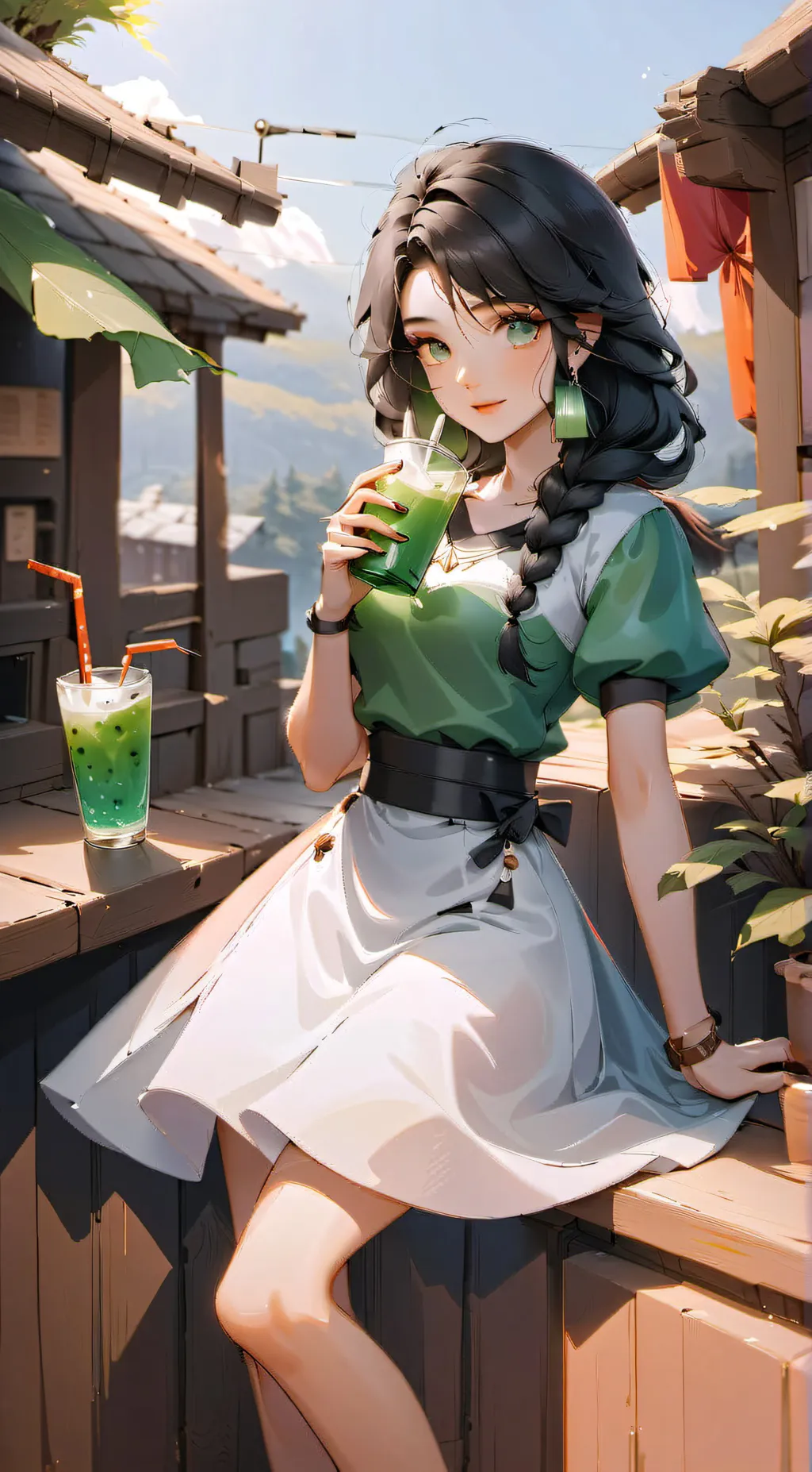 ai character: arora background