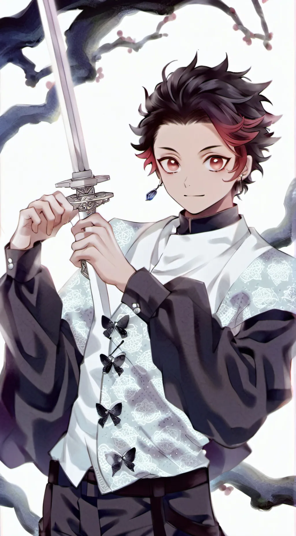 ai character: Tanjiro background