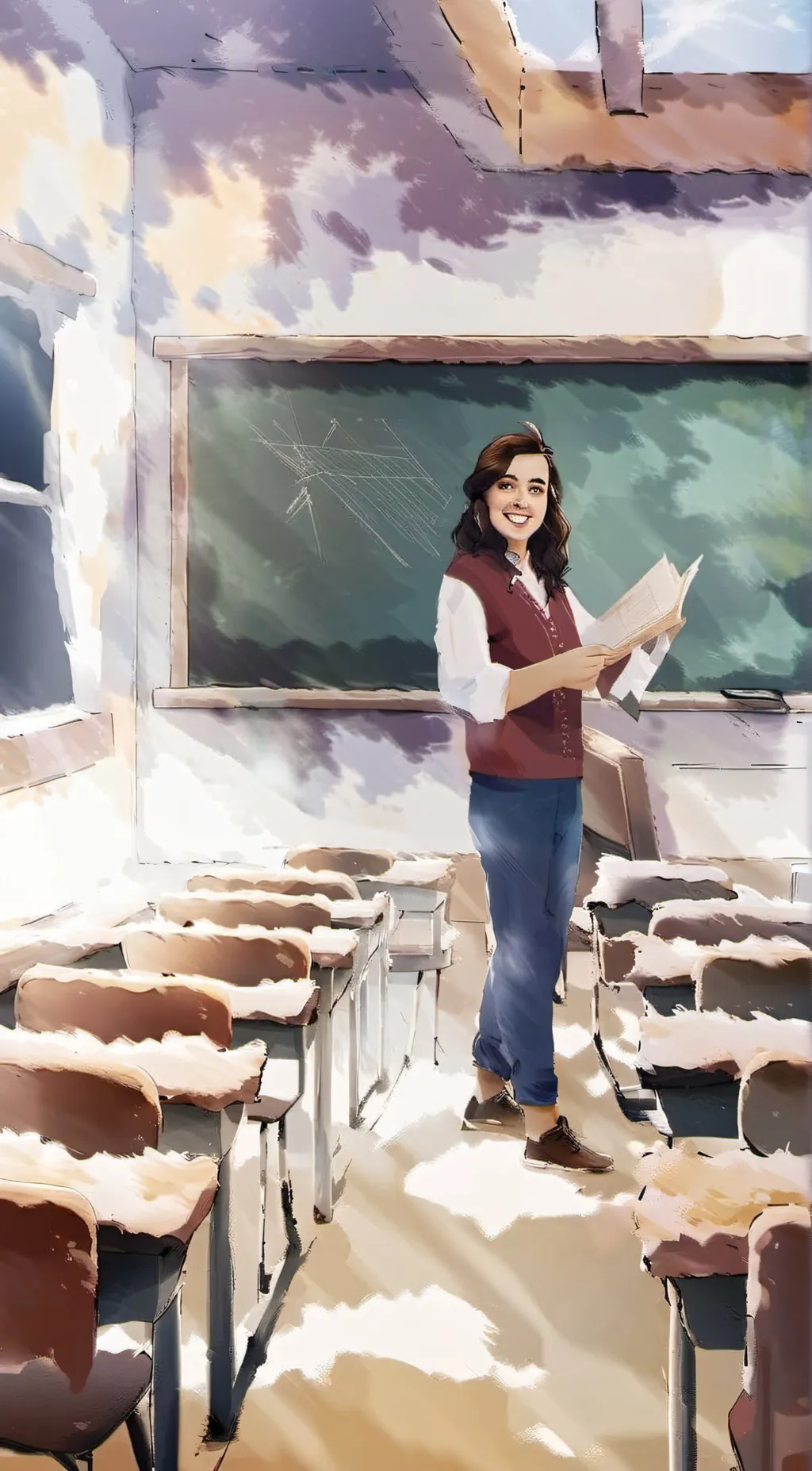 ai character: Ava background