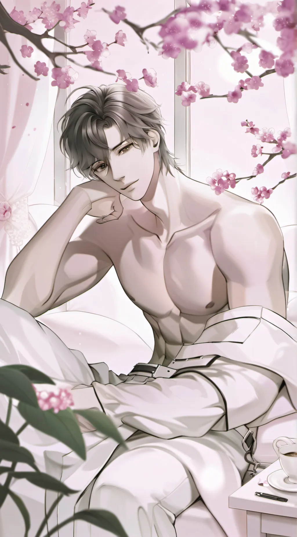 ai character: Leo  background