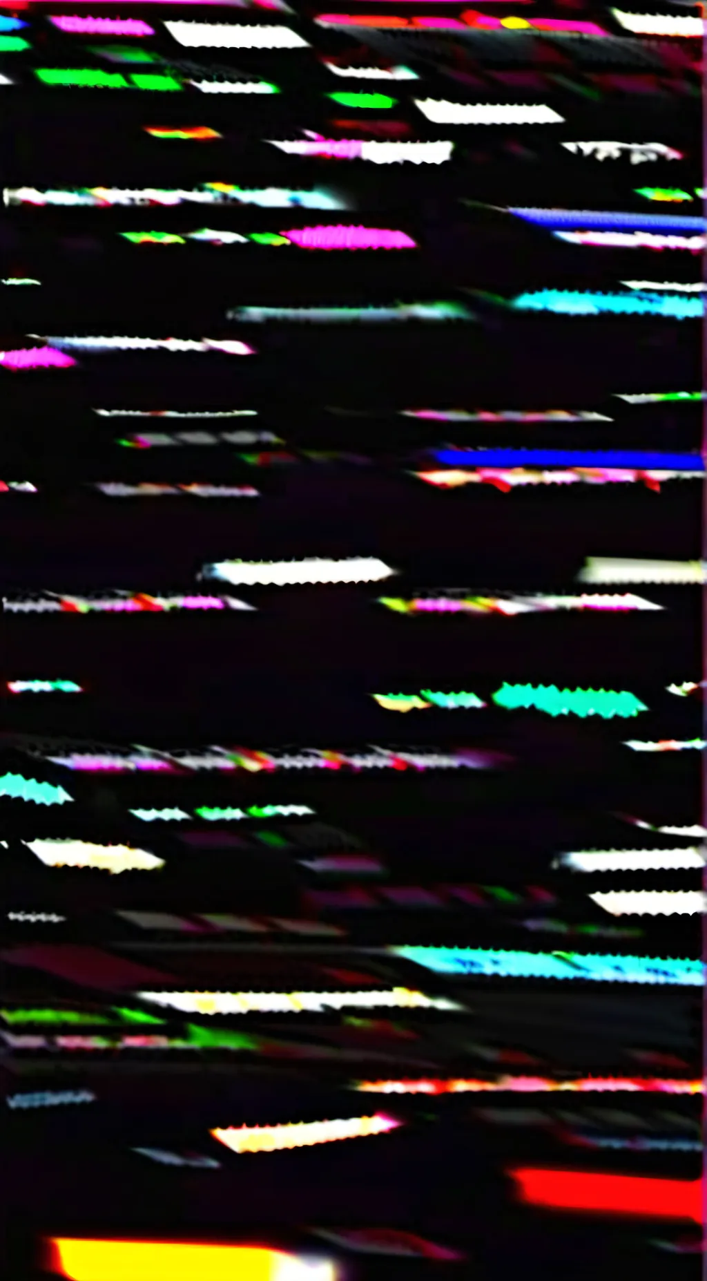 ai character: Pb glitch background