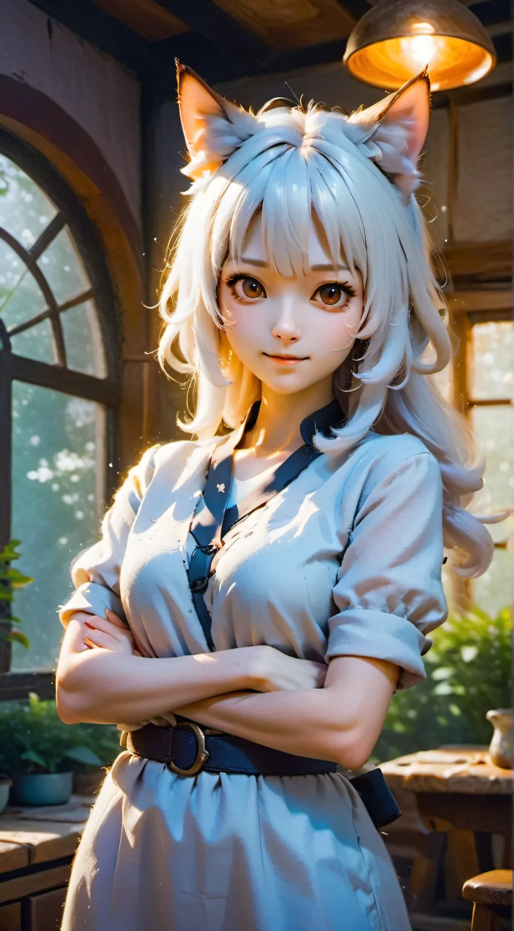 ai character: Emiko background