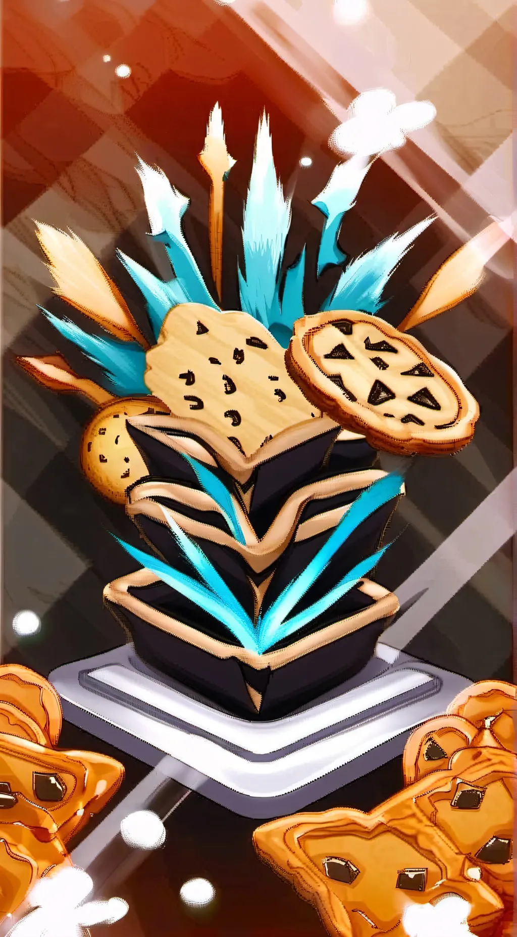 ai character: Cookie background