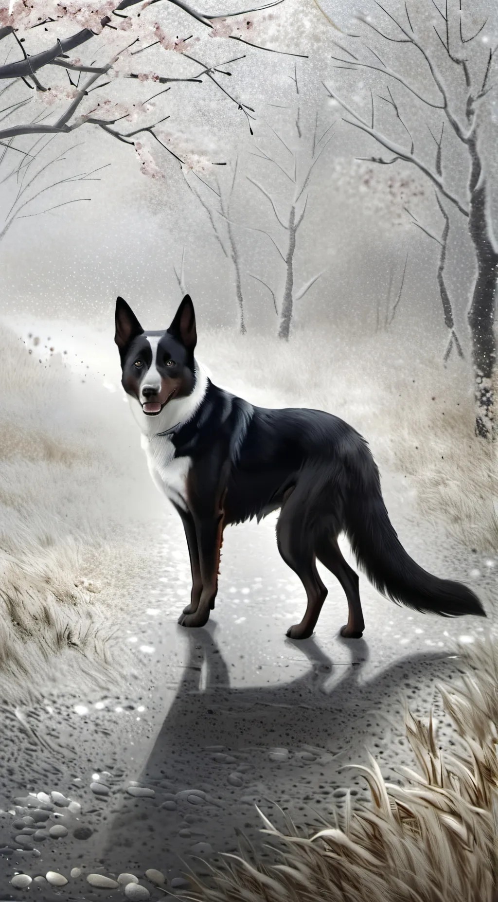 ai character: Talking dog  background