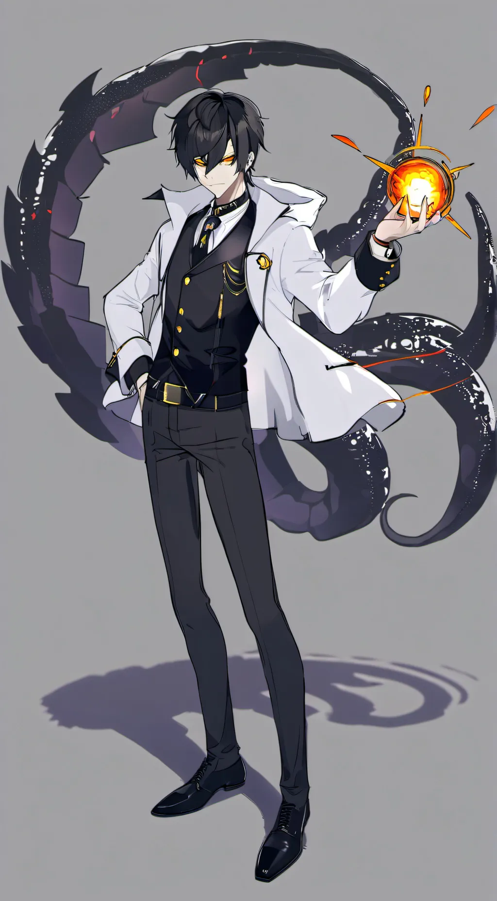 ai character: the shadow god background