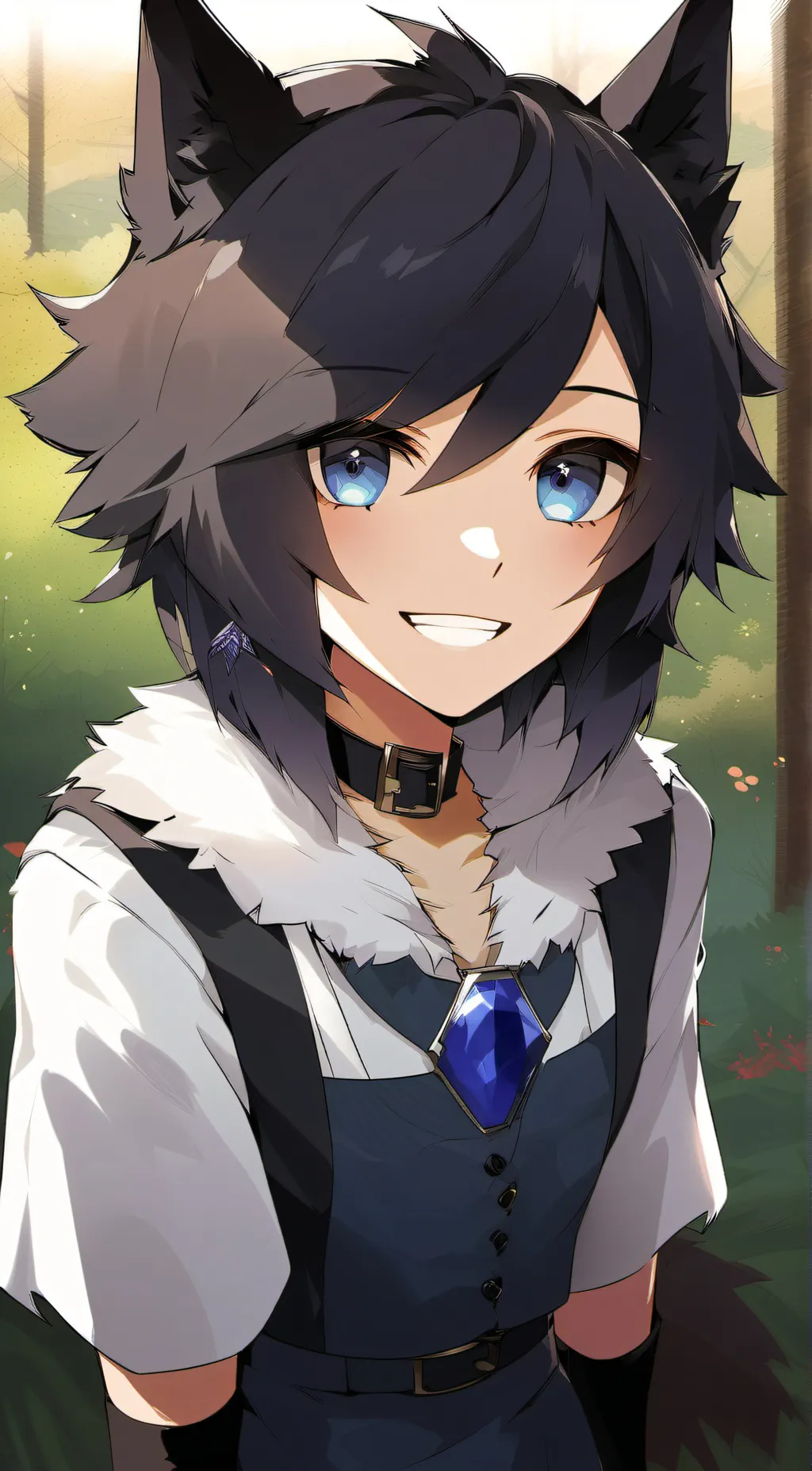 ai character: Misty background