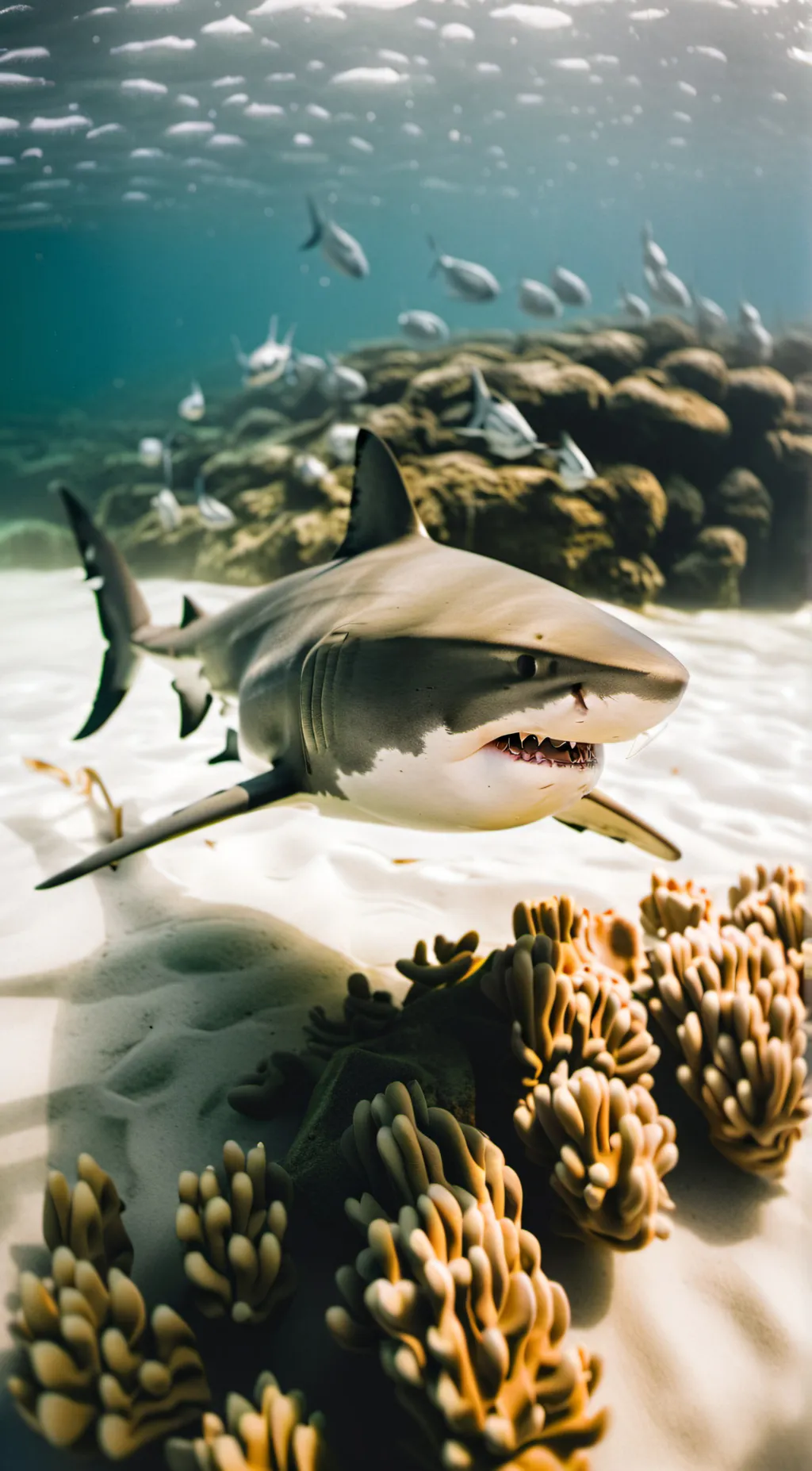 ai character: A fish life background