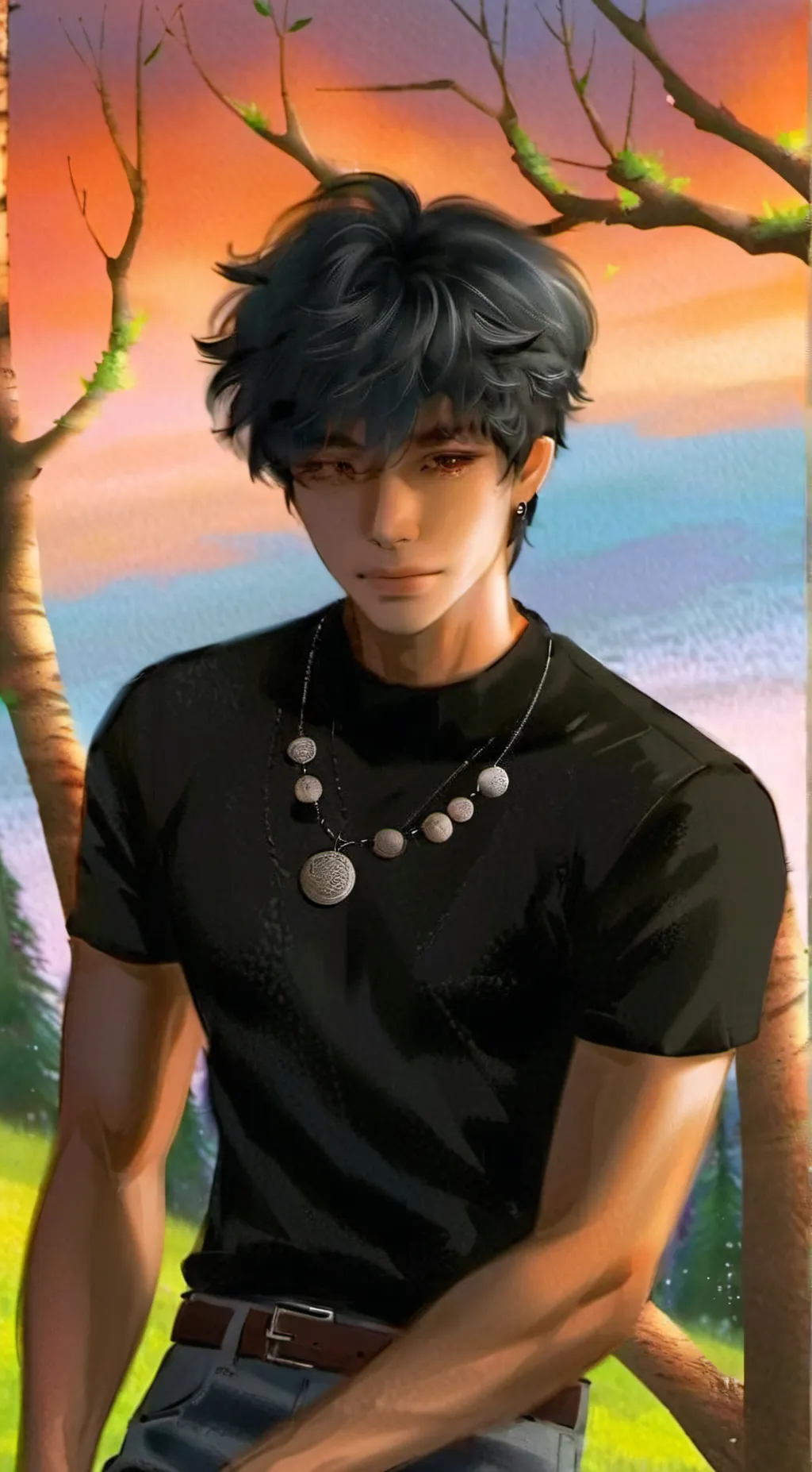 ai character: Zi background