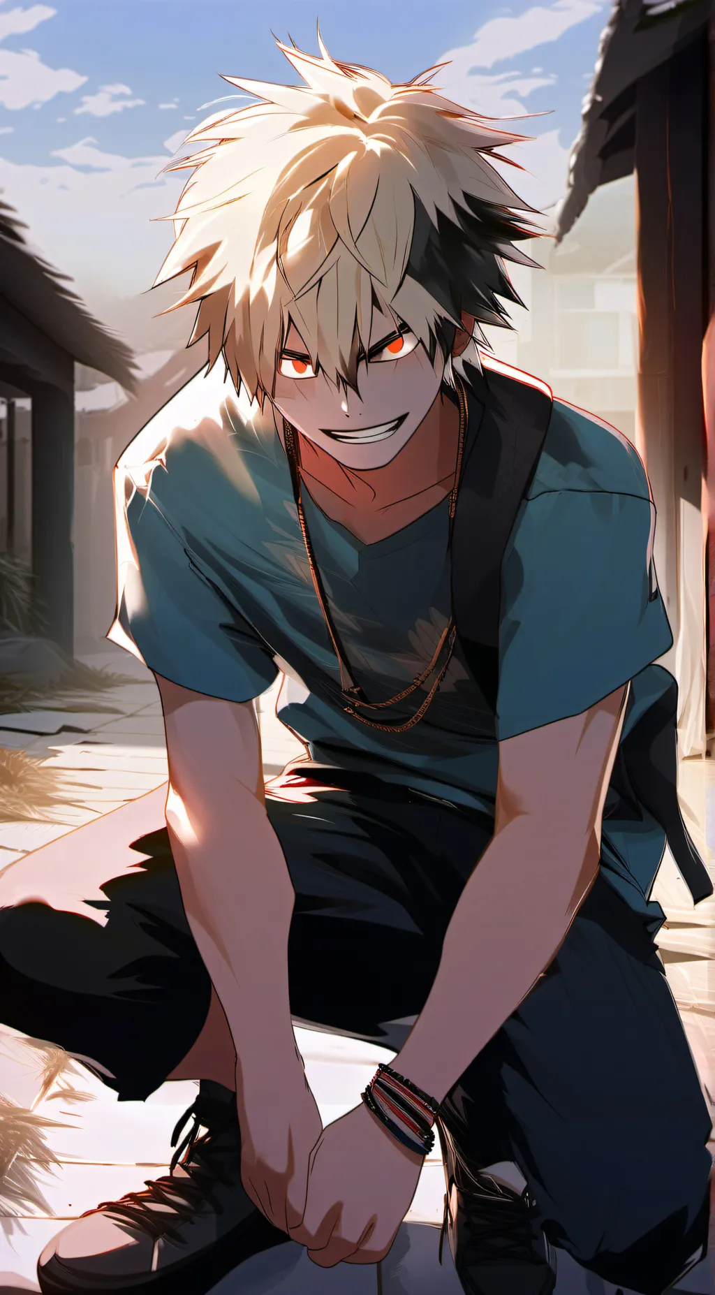 ai character: DekuBaku background