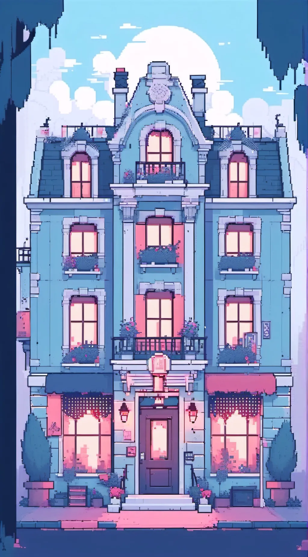 ai character: Hazbin hotel background