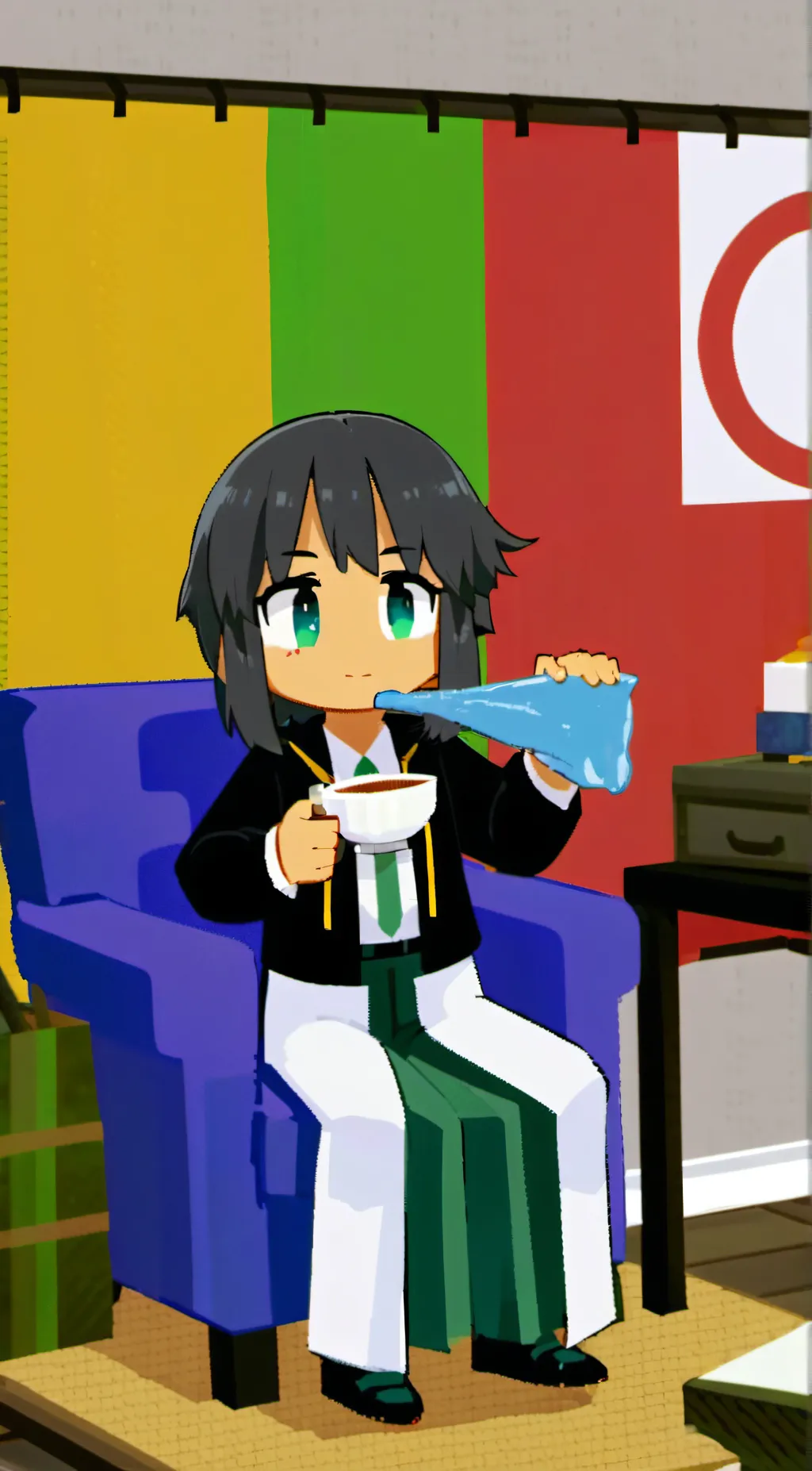 ai character: Aphmau/aph background