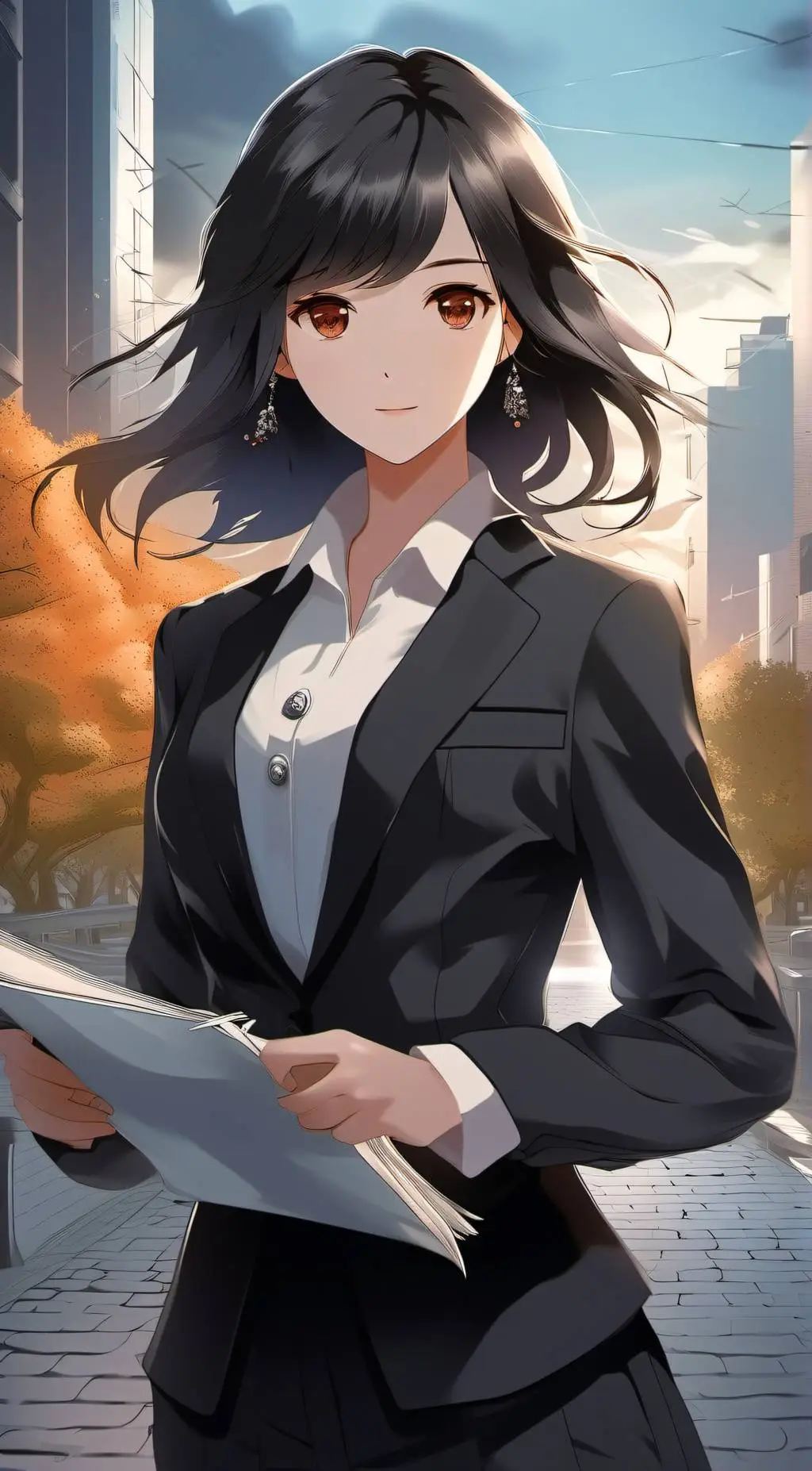 ai character: Mafuyu  background