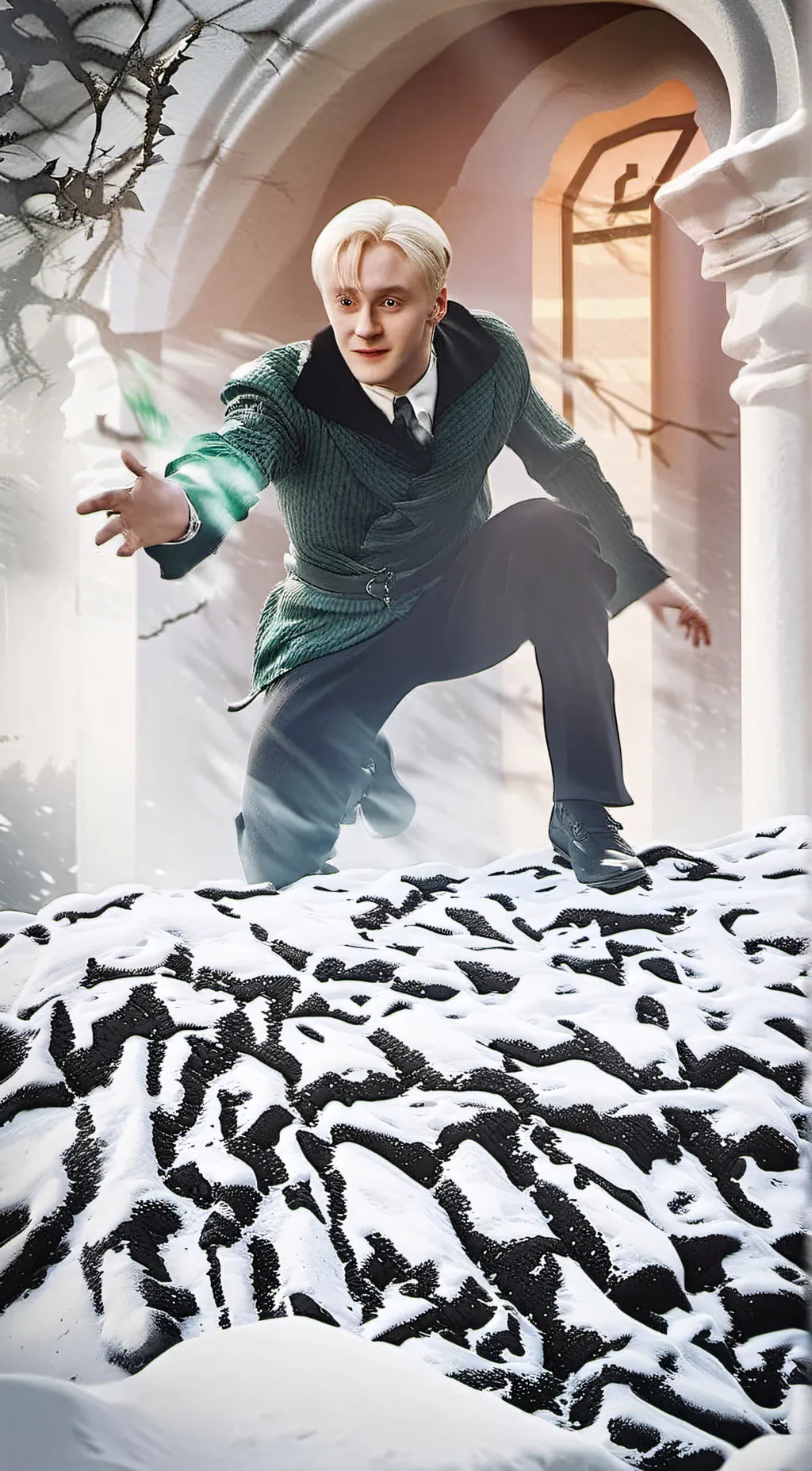 ai character: draco malfoy background