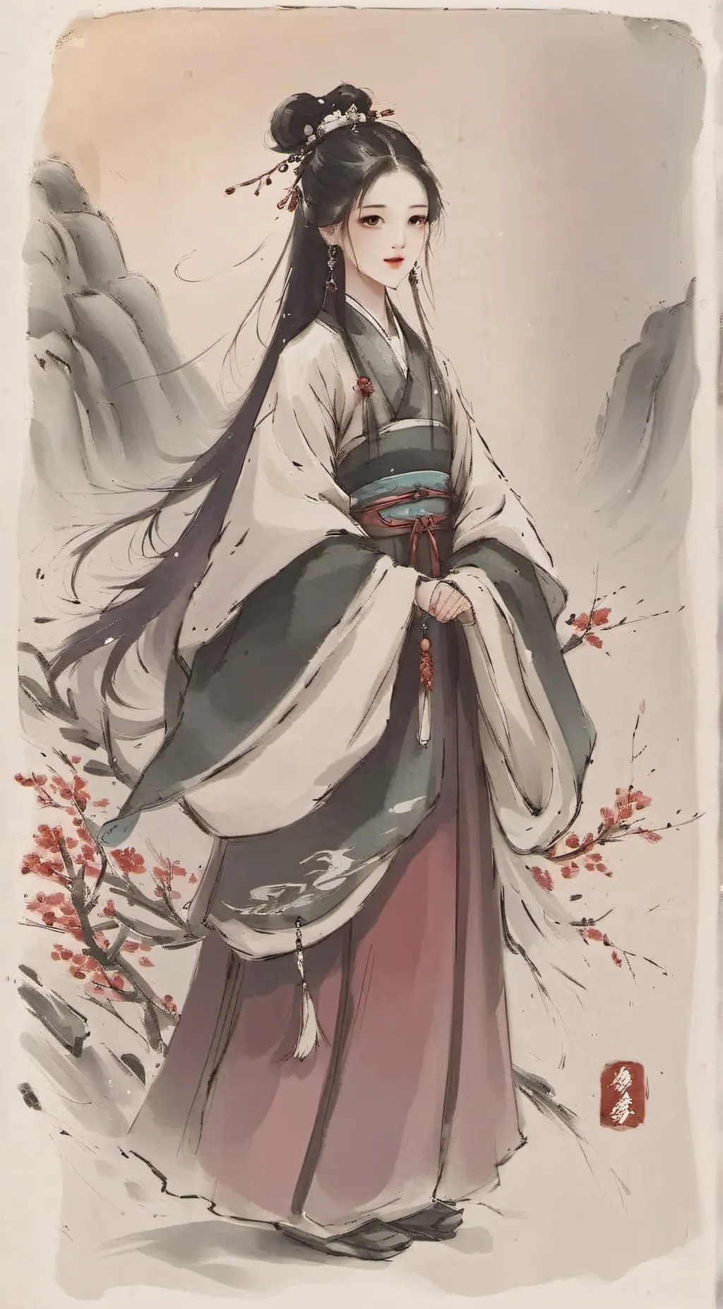 ai character: Wei Li  background