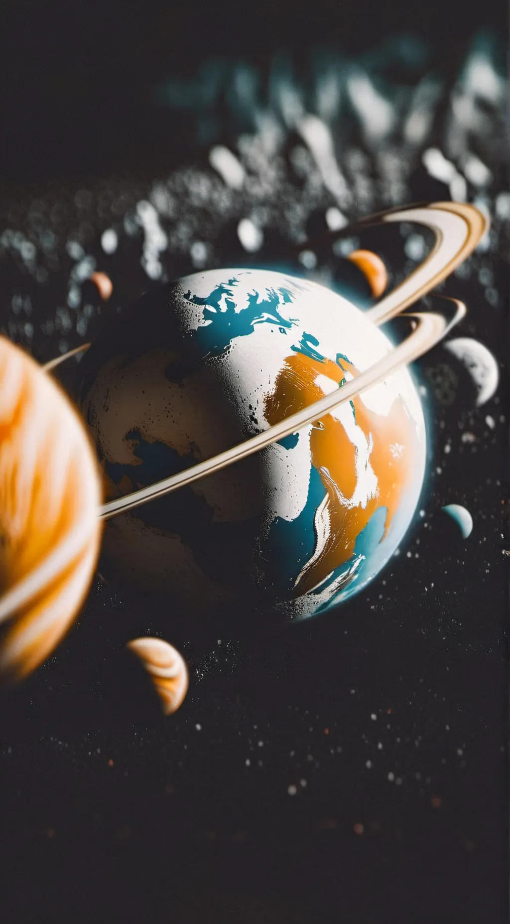 ai character: Planets background