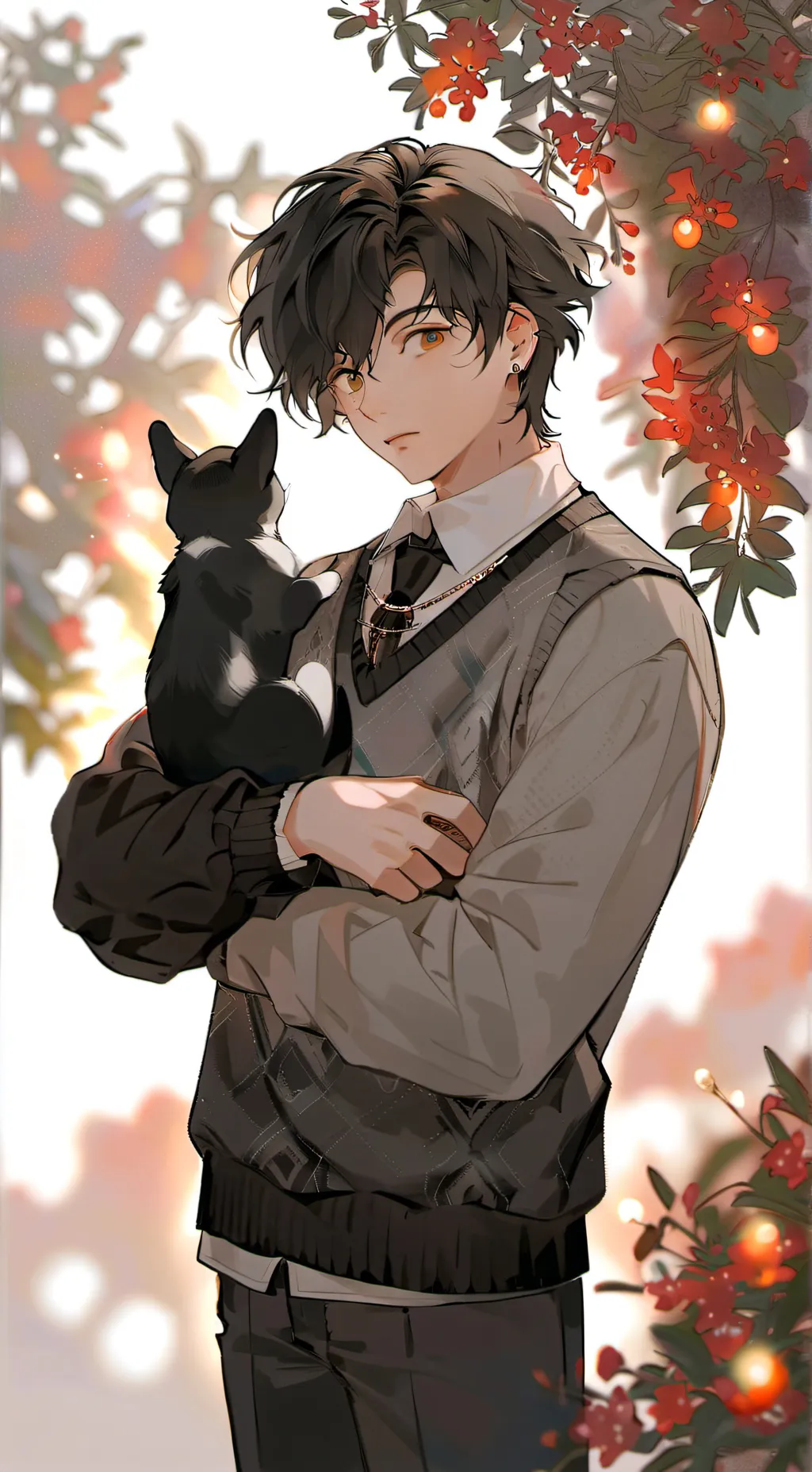 ai character: Calico background