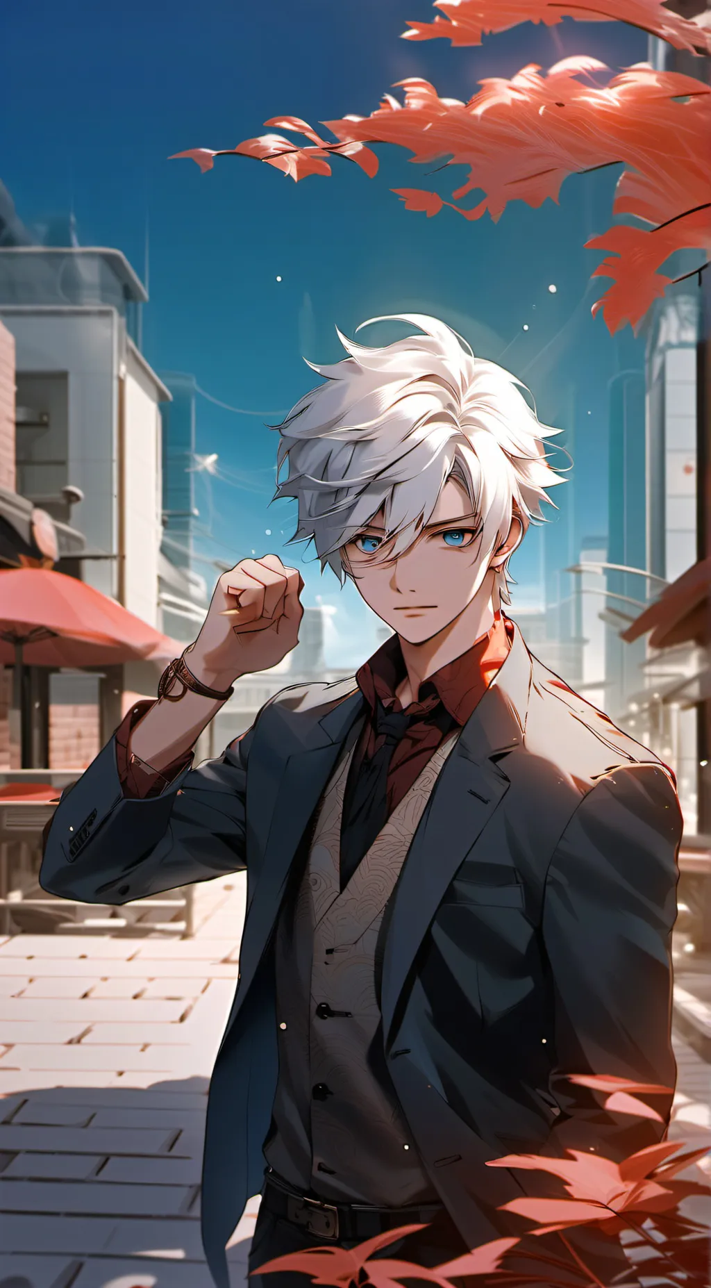 ai character: Alexander  background