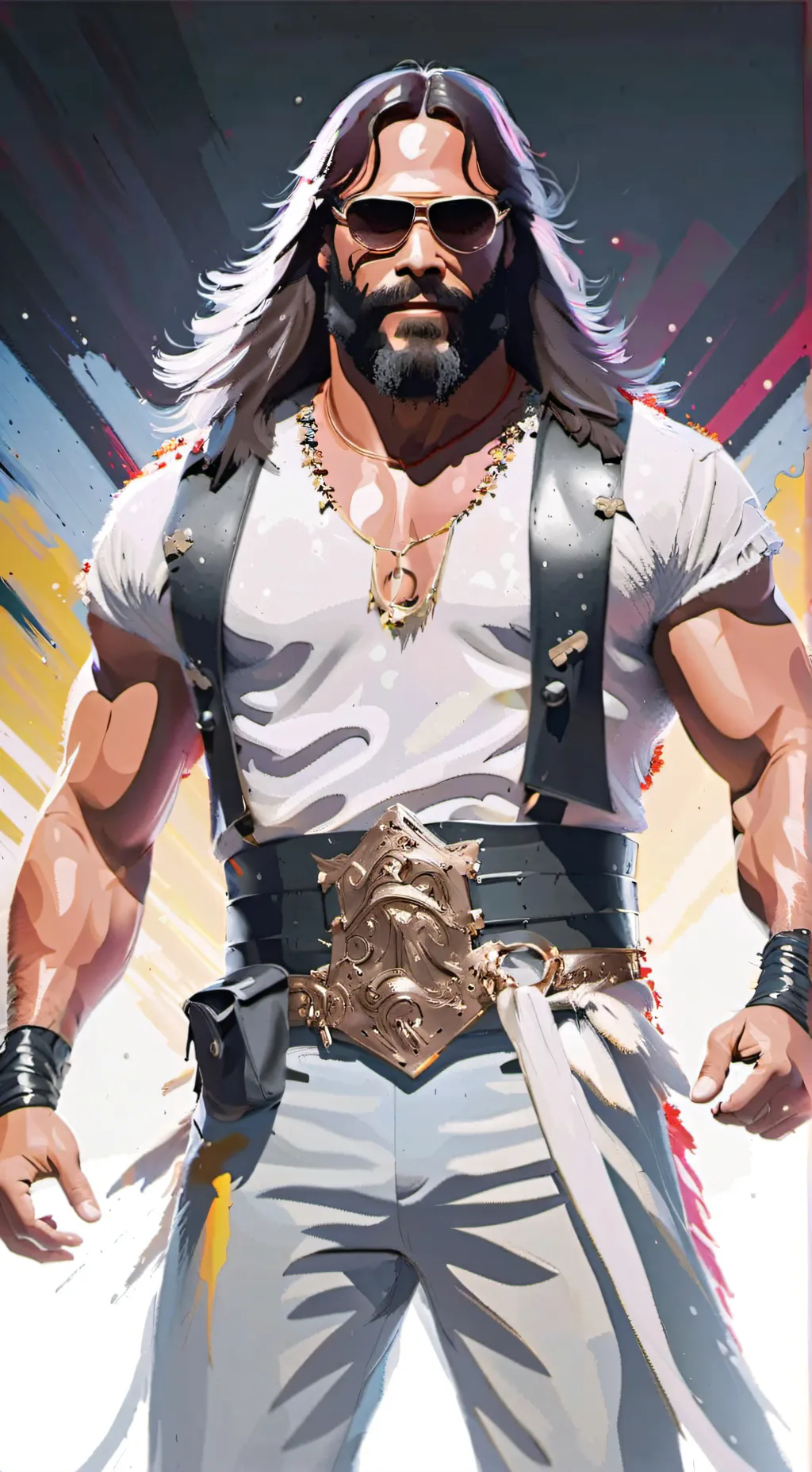 ai character: Macho Man background