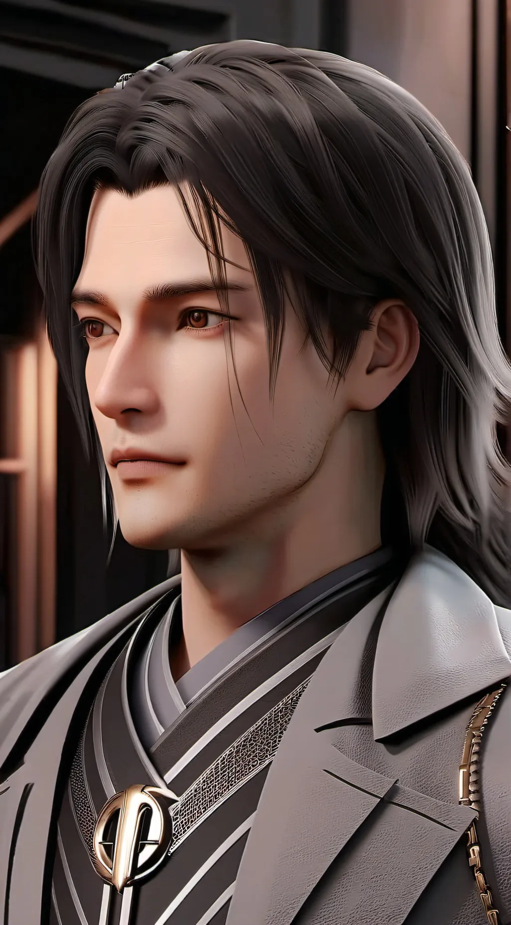 ai character: boy background