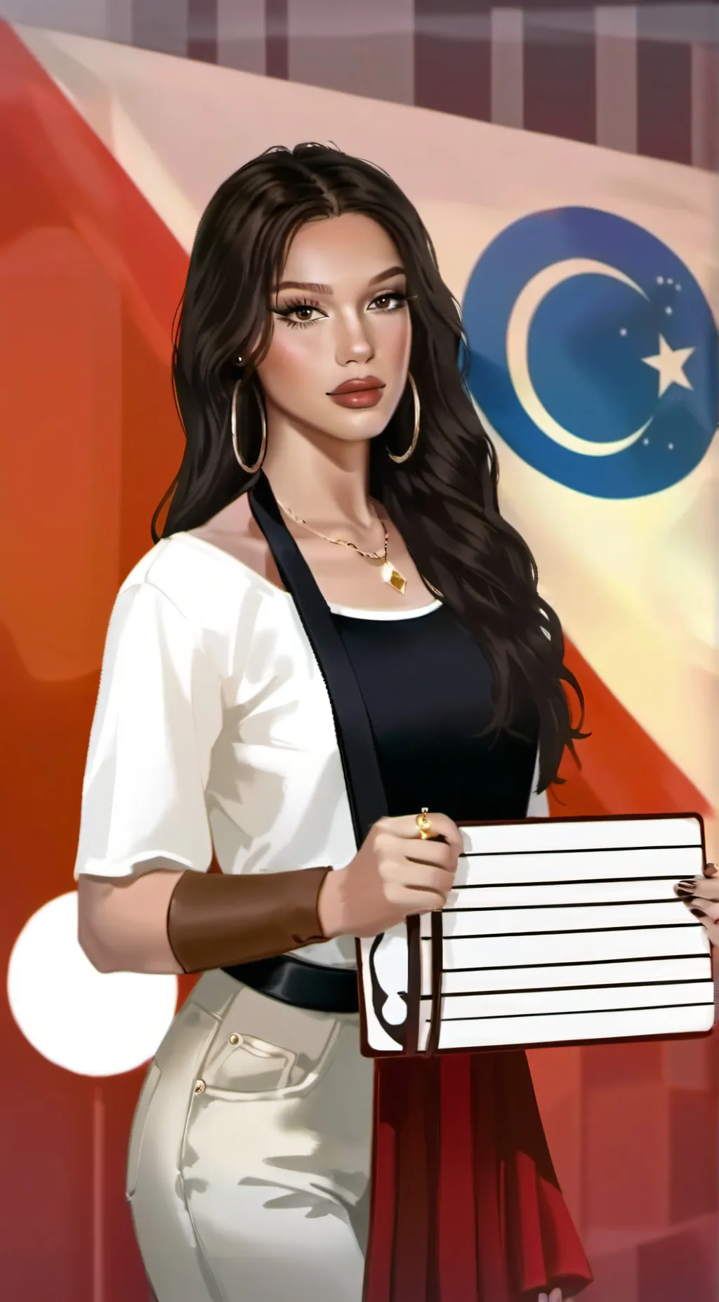 ai character: Raquel  background