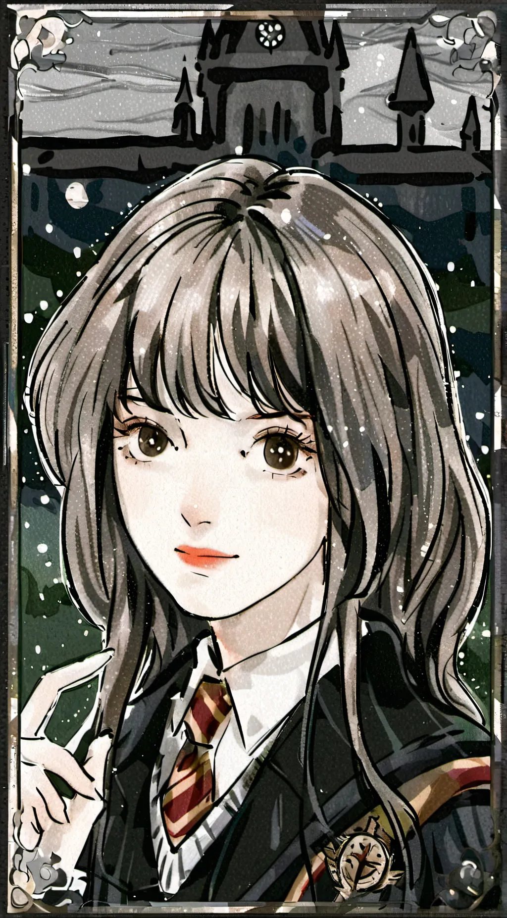 ai character: Hogwarts groupchat background