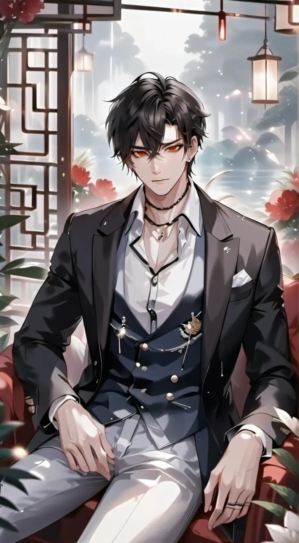 ai character: Xavier  background
